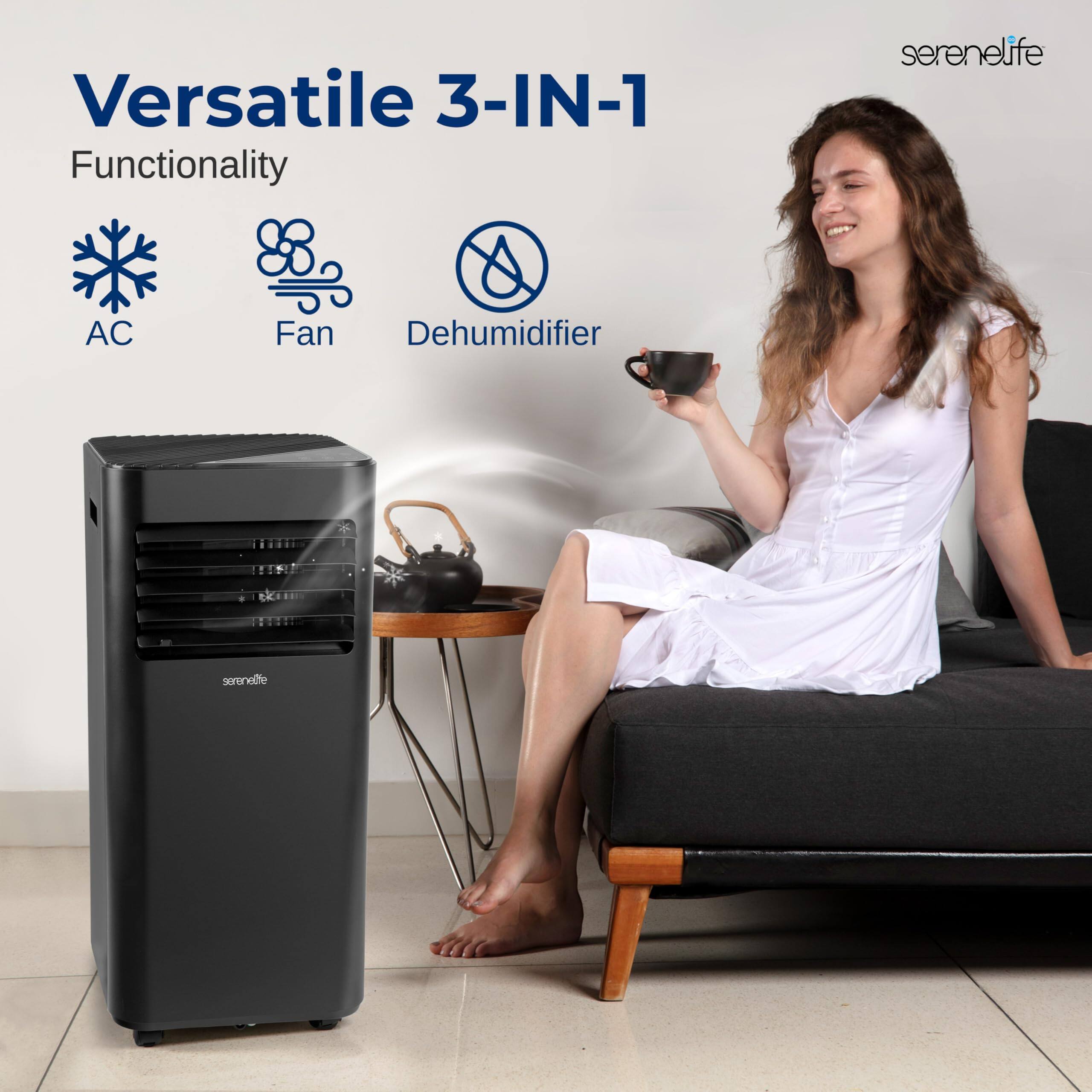 Versatile 3-IN-1 Functionality  
serenelife AC Fan Dehumidifier SEFTrK