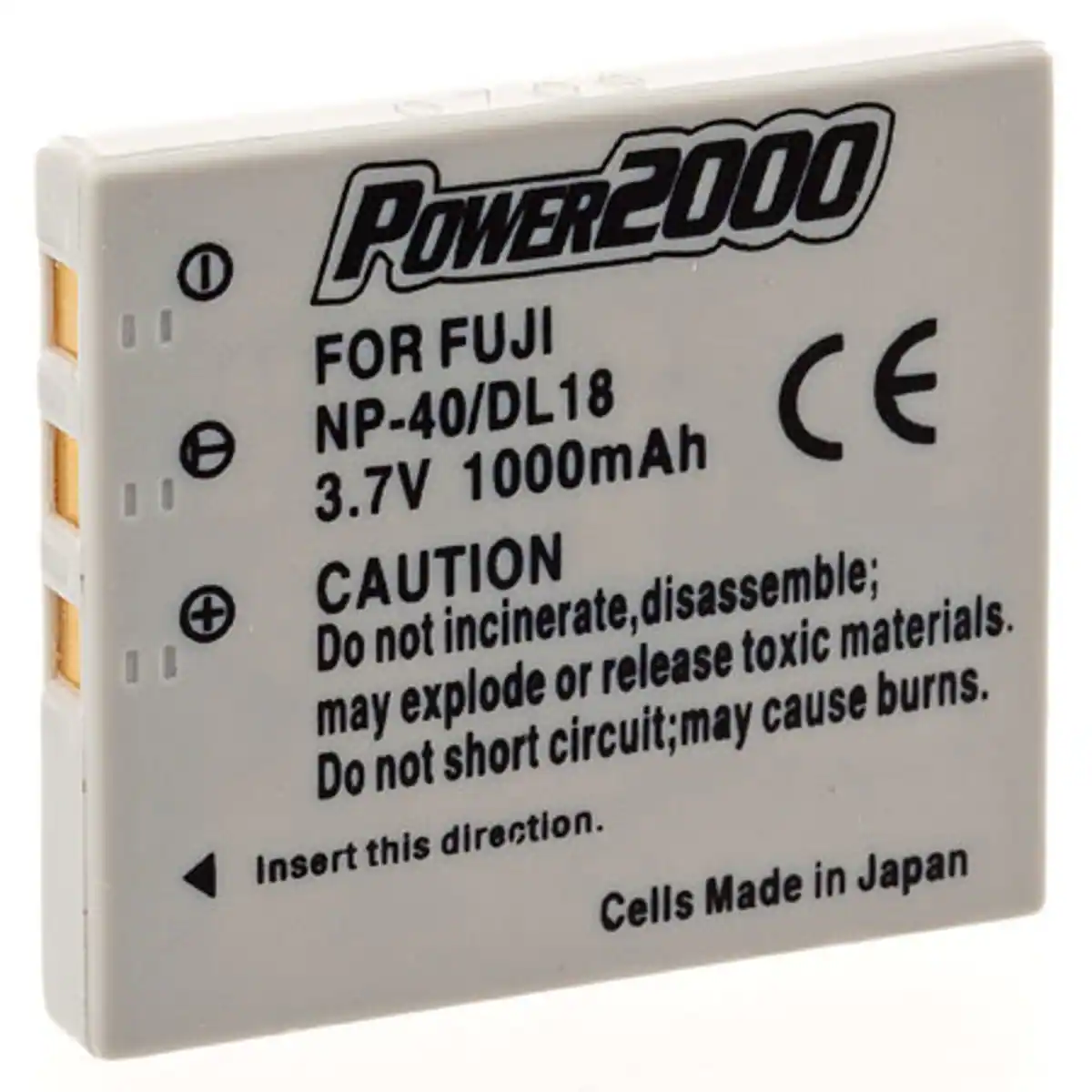 Power2000 - NP-40N 3.7V 1000mAh Li-Ion Battery for Fujifilm Cameras