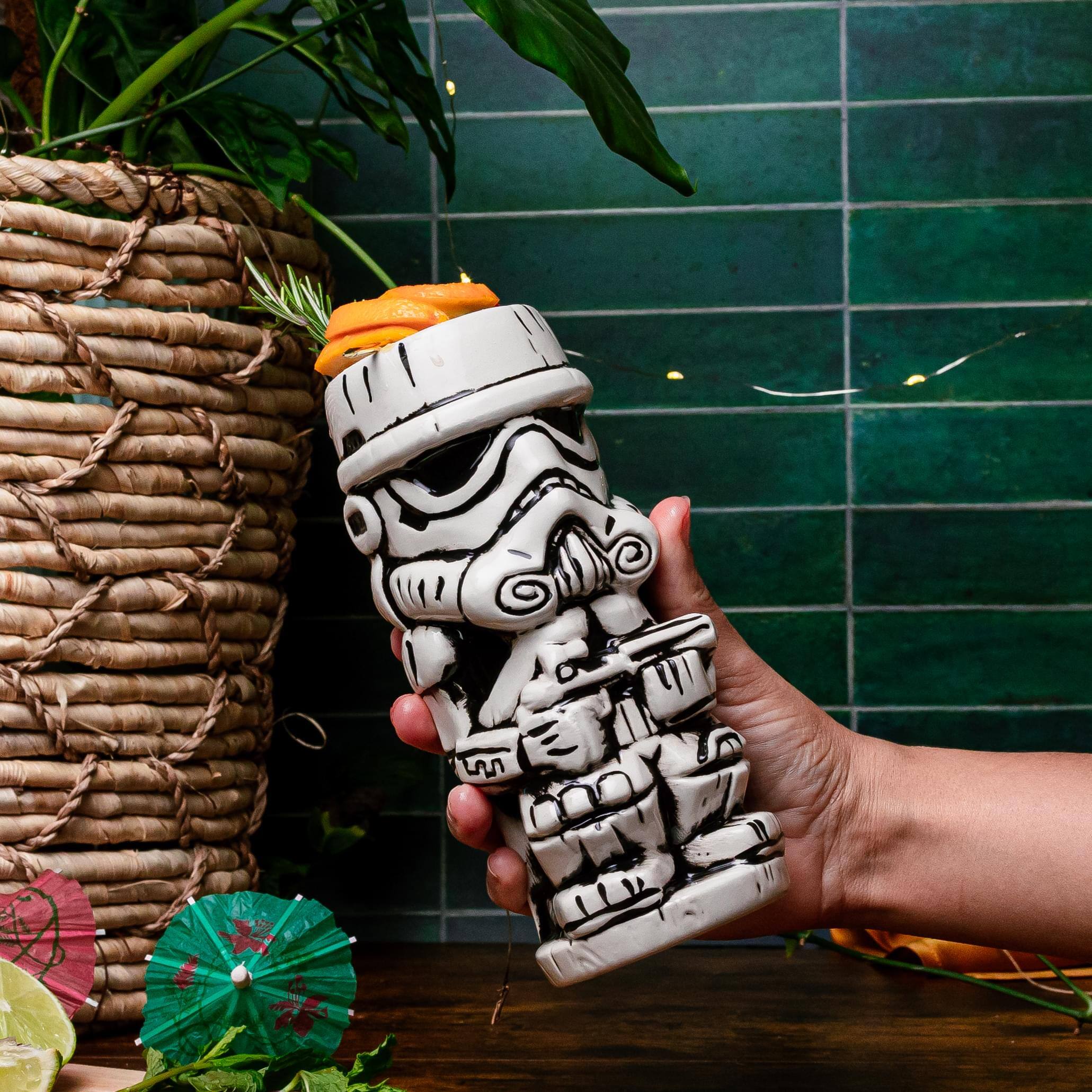 Alt View 3. Star Wars - Geeki Tikis Star Wars Stormtrooper V2 Ceramic Mug | Holds 15 Ounces - White.