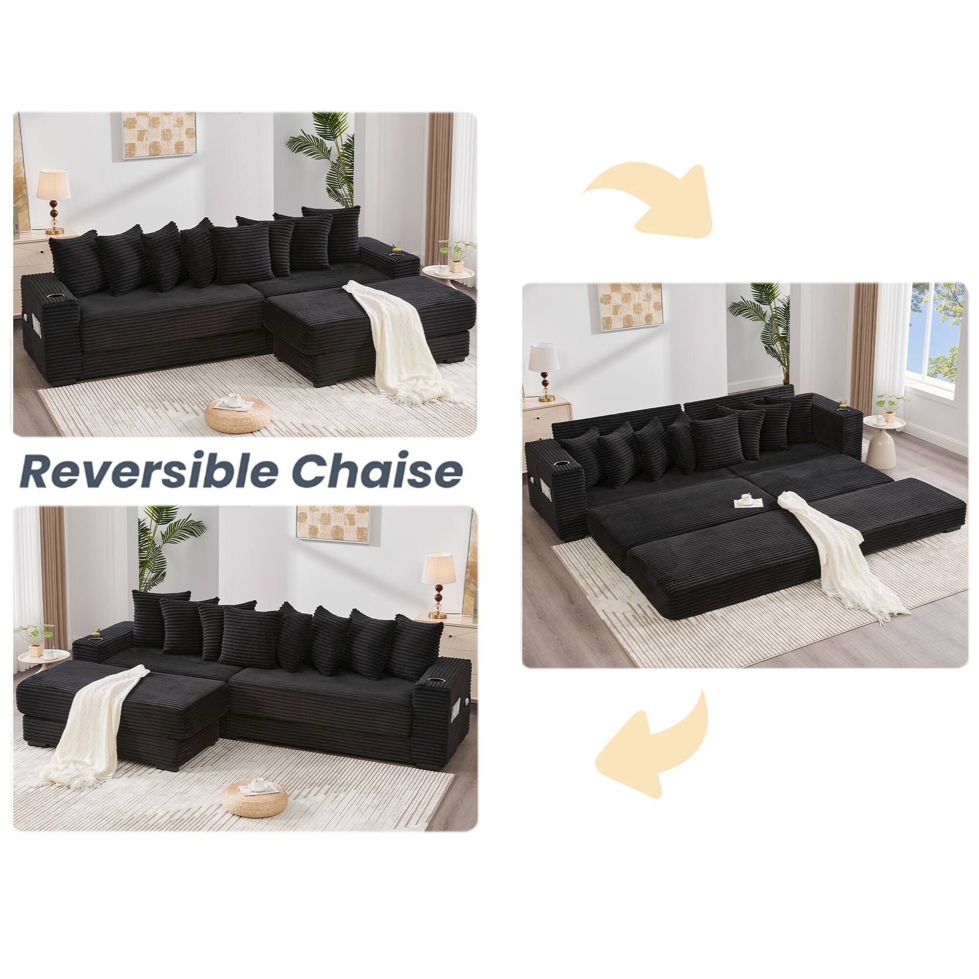 Reversible Chaise