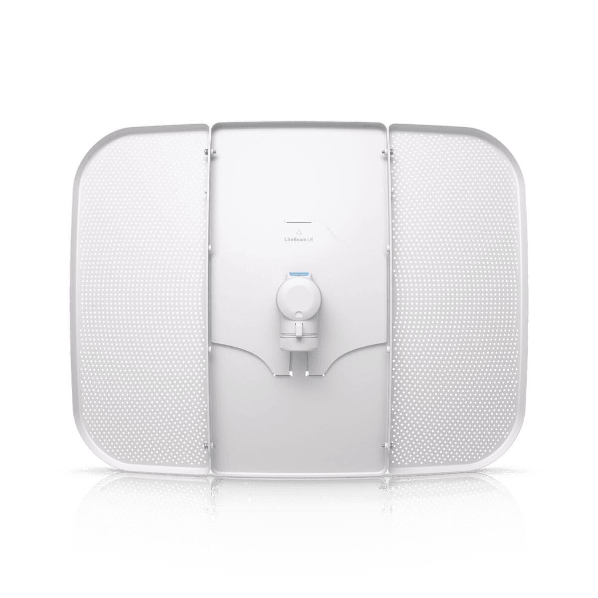 Alt View 3. Ubiquiti Networks - Ubiquiti Networks LiteBeam AC LR airMAX ac CPE with Dedicated Management Radio - White.