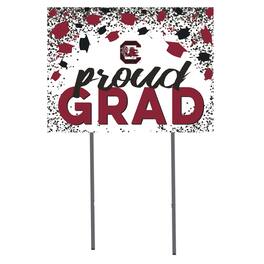 Jardine - South Carolina Gamecocks 18'' x 24'' Grad Yard Sign - White