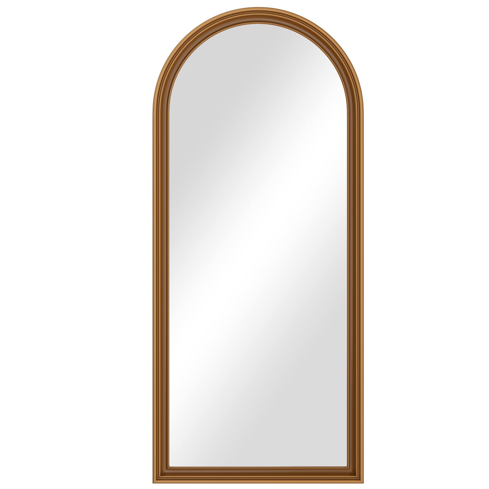 Easly - Antique 32 in. W x 71 in. H Arched PU Frame Full Length Mirror Floor Mirror - Gold price history on PriceWatchPro