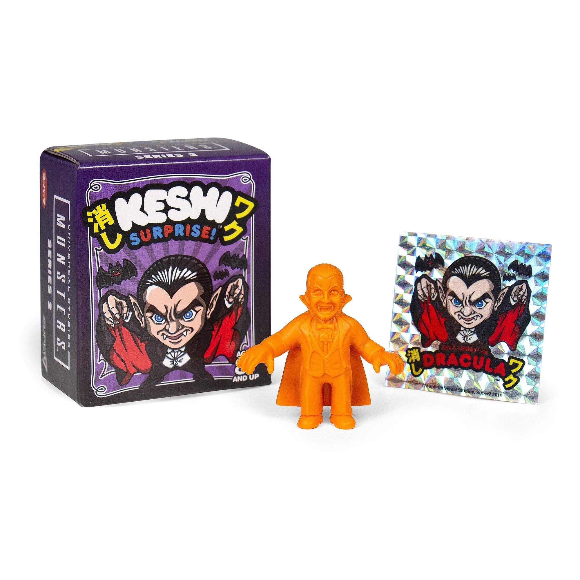 KESHI SURPRISE! SERIES 2  
MONSTERS  
DRACULA?  
AND UP  
GELA LUBOSI  
Praso  
WS