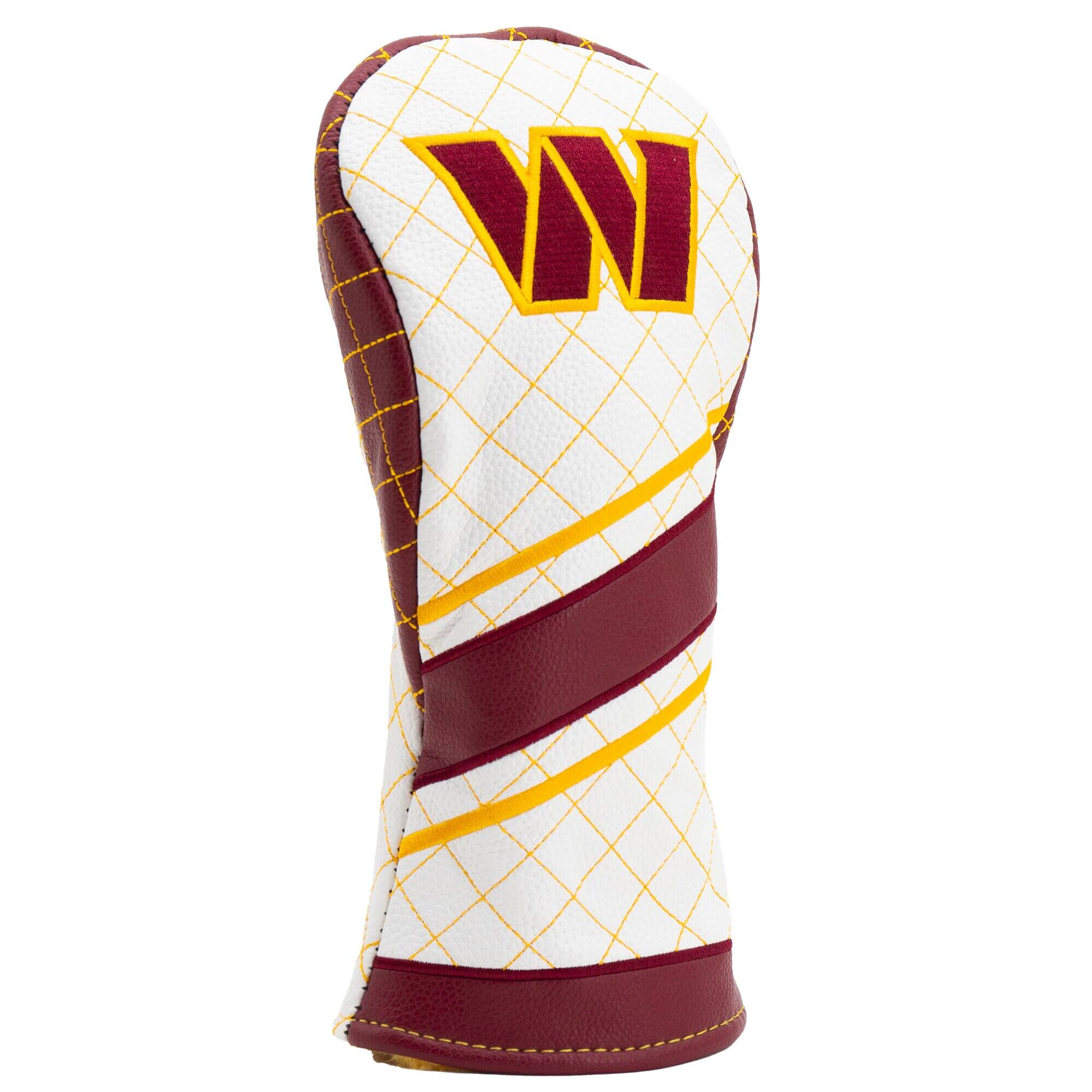 Alt View 2. Team Golf - Washington Commanders Striped Quilted Fairway Headcover - Multicolor.
