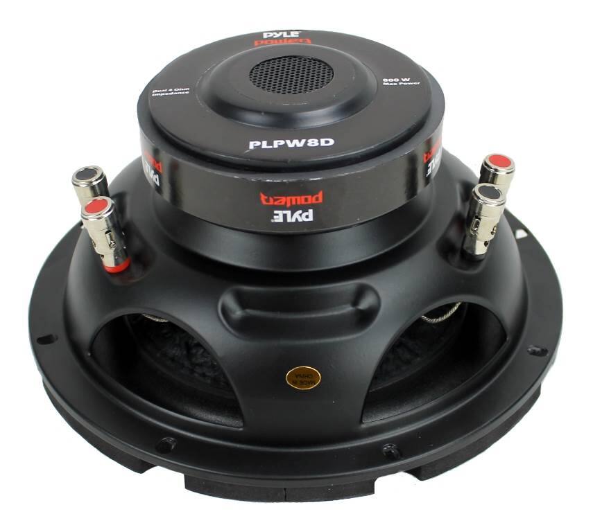 PYLE PLPW8D  
Dual 4 Ohm Impedance  
800 W Max Power  
PYLE PLPW8D