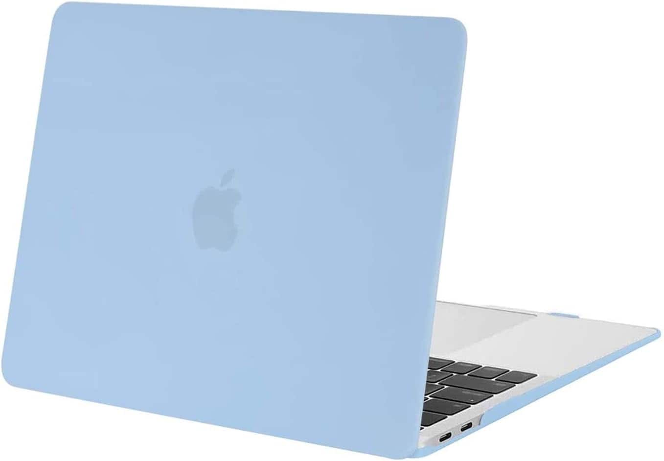 mosiso - Case for MacBook Air 13 inch A2337 M1 A2179 A1932 with Touch ID 2018-2022 - Air Blue