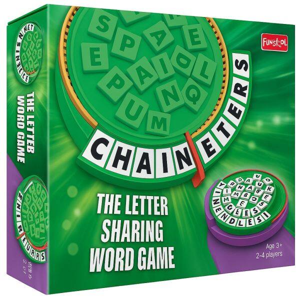 NINE S N A E W P FUNStOL QUENTS E A S A I L P Q R THE N WORD U E M T GAME LETTERS CHAIN E A I N O A U O Y A U N A K - I F M B M O E THE N E 5 ENTR LETTER SHARING Age 3+ BUARS S WORD GAME 2-4 players 1