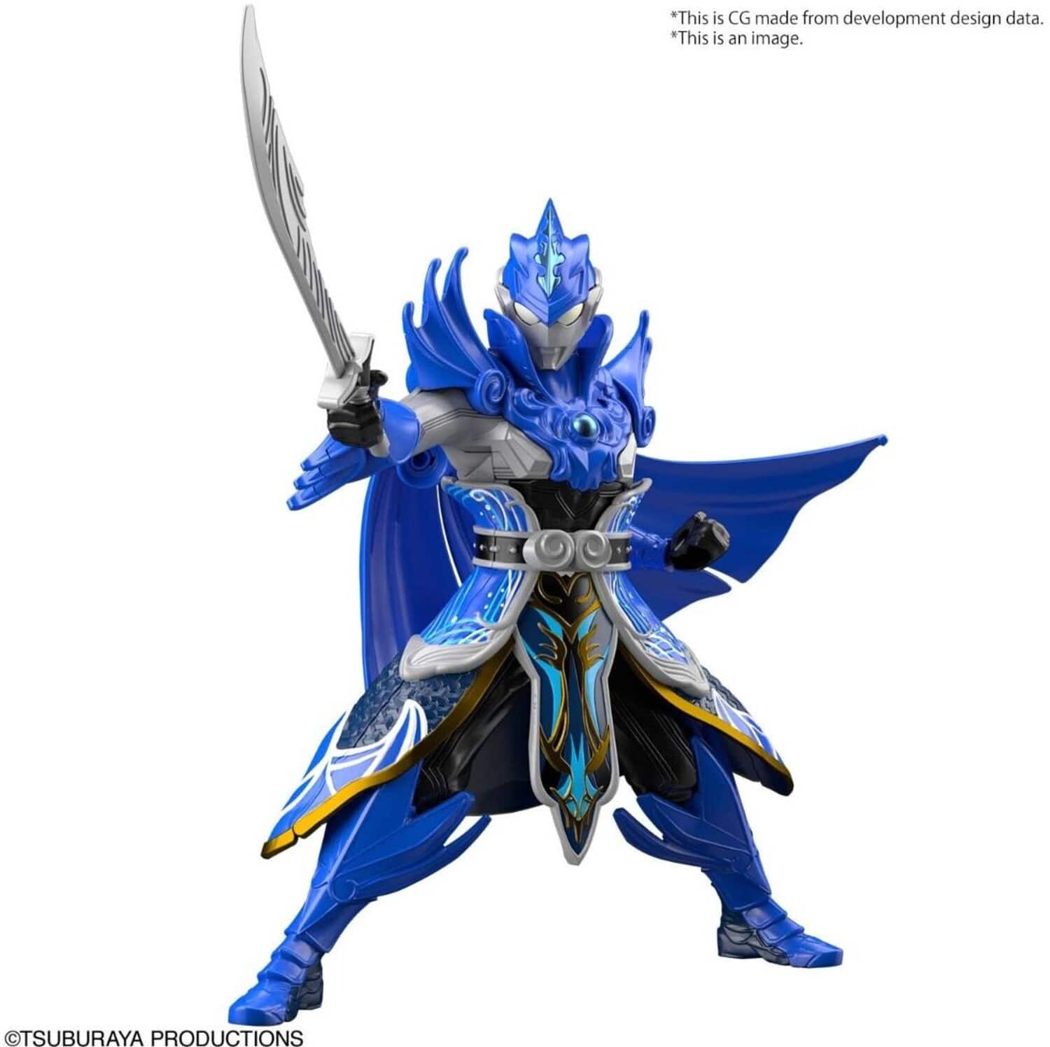 Bandai - Hobby - Ultraman - The Armour of Legends - #10 Ultraman Blu Xiahou Dun Armour Model Kit - COLLECTABLES - Multicolor
