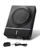 Front. VEVOR - 8" 240W Underseat Car Subwoofer, Slim Powered Car Subwoofers Under the Seat, Low Profile Audio Sub Built-in Amplifier - Black.