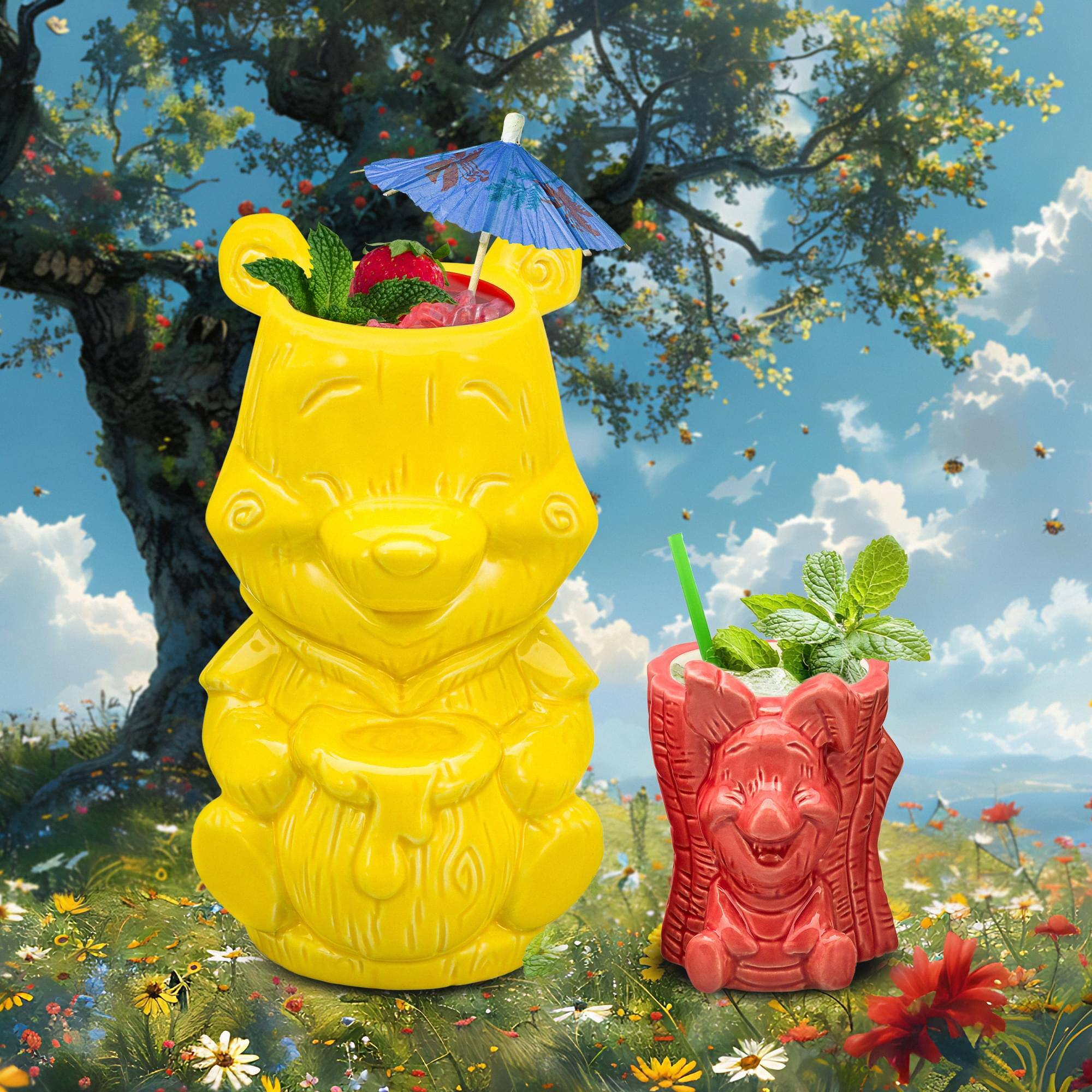 Alt View 2. Disney - Geeki Tikis Disney Winnie The Pooh and Piglet Mug Set - Yellow.