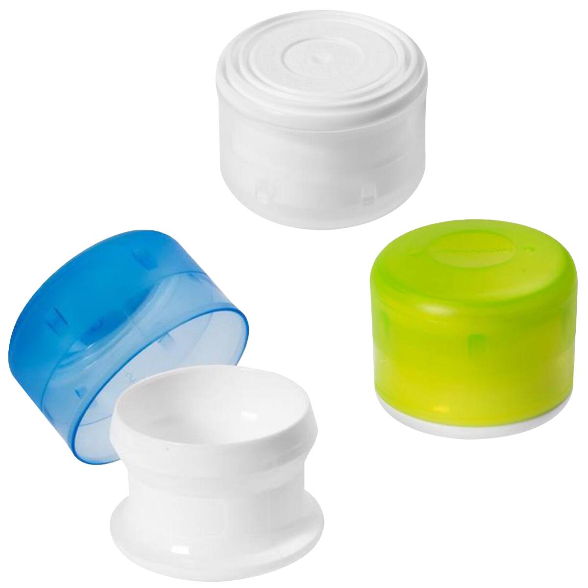 Alt View 1. Humangear - Humangear GoTubb .2 oz Container - 3 Pack - Green/Blue/Clear - Green.