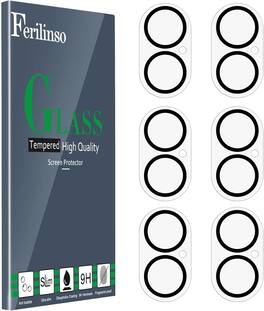 PARKER SLATER - 6-Pack Camera Lens Protector for iPhone 17/16/16 Plus, Case-Friendly Glass - Clear