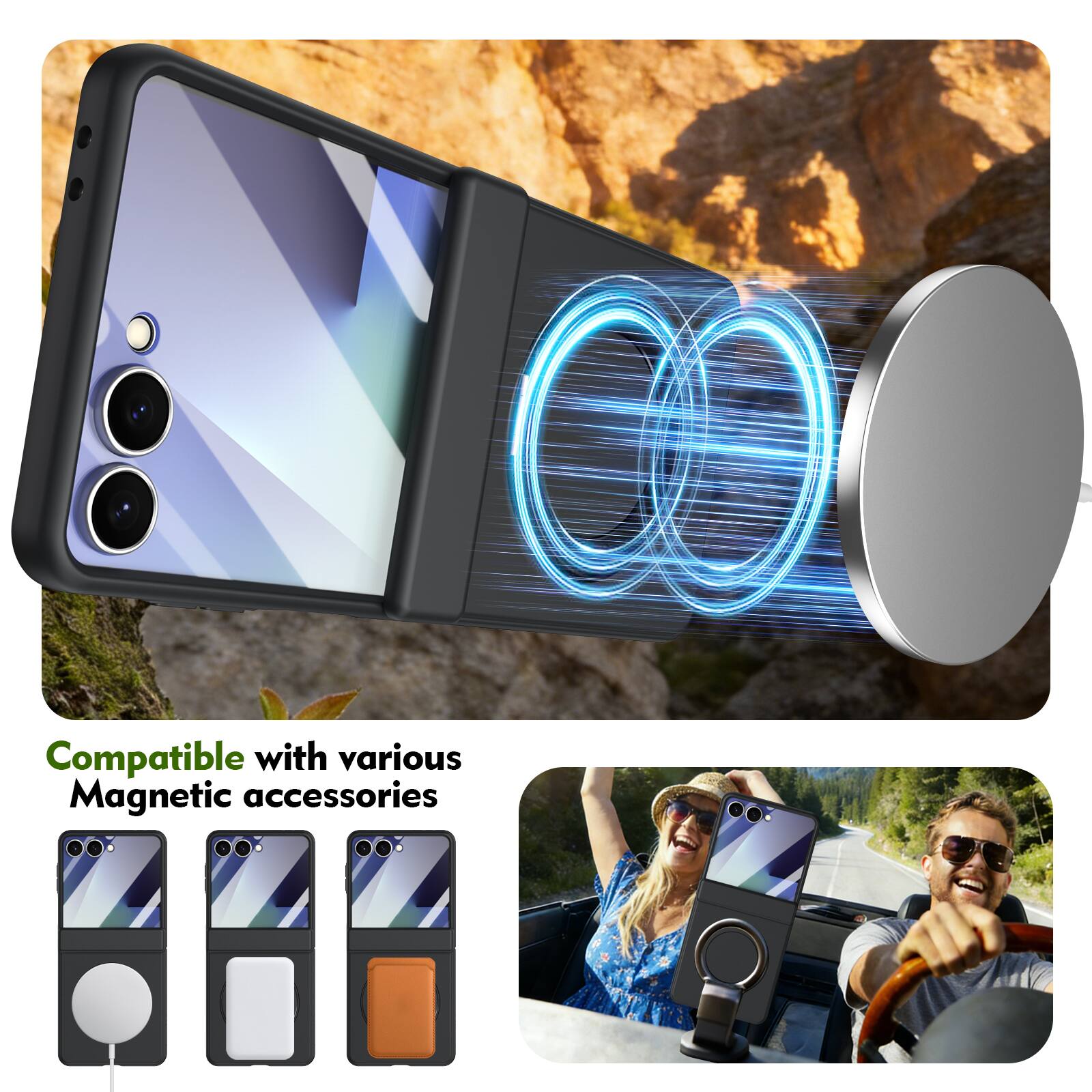 Compatible with various Magnetic accessories