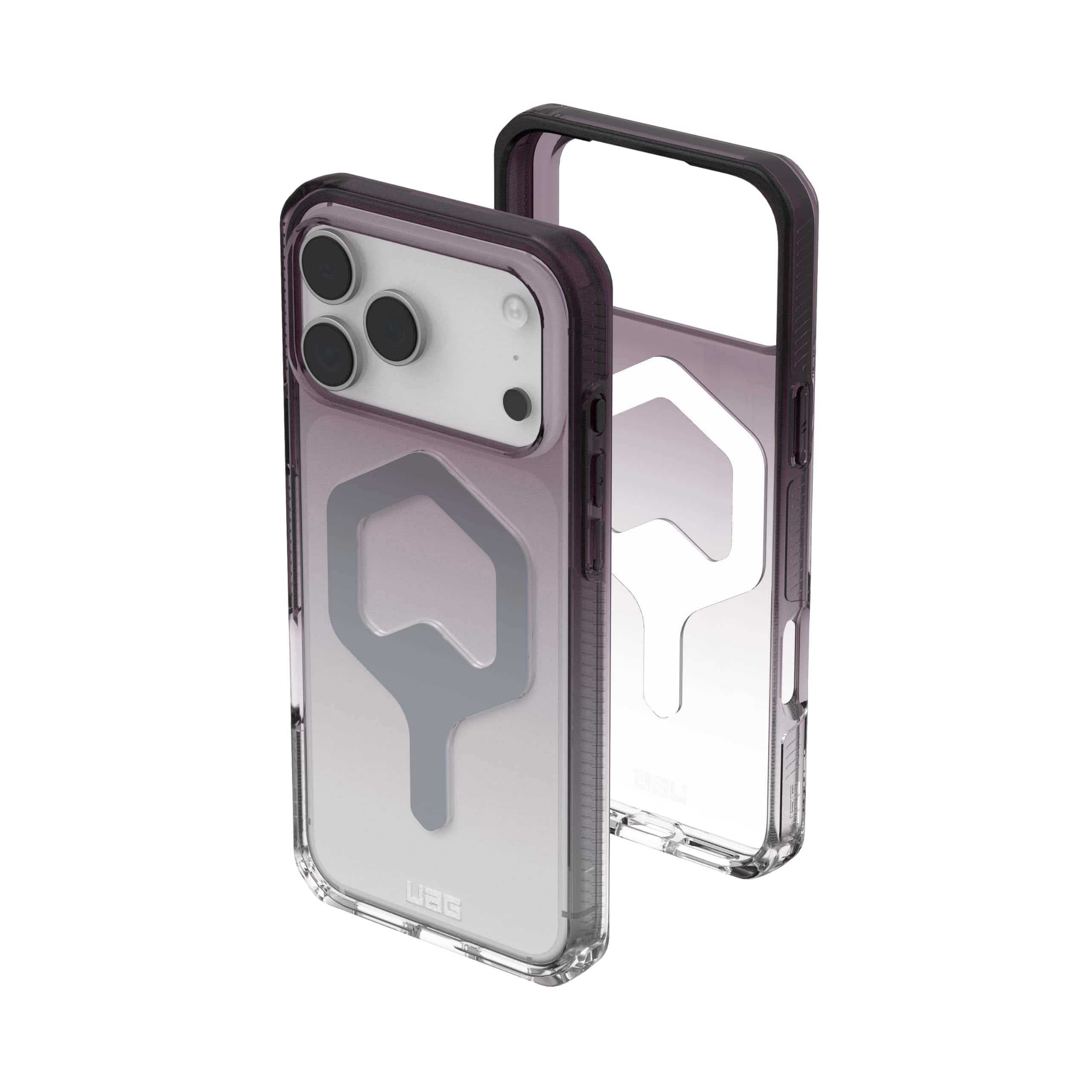 UAG - iPhone 17 Pro Max Case with MagSafe, Anti-Yellowing, Air-Soft Corners, Clean Design Protective Cover, Plyo - Black/Clear Ombre price history on PriceWatchPro