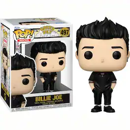 Funko - Pop! Green Day (Basket Case): Billie Joe #497 - Black