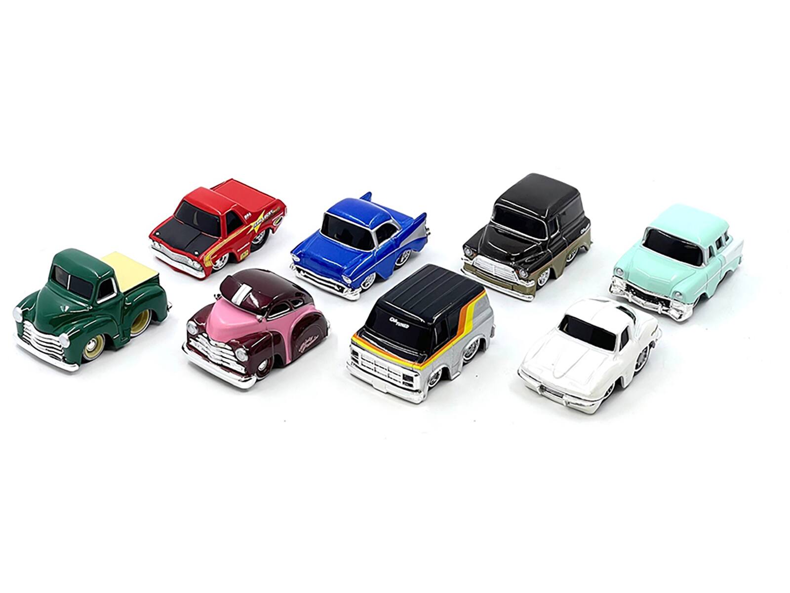 Angle. Car Tuned - Hobby/Alt 2024 Series 2 Set of 8 Pieces Diecast Model Cars by CarTuned - Multi.
