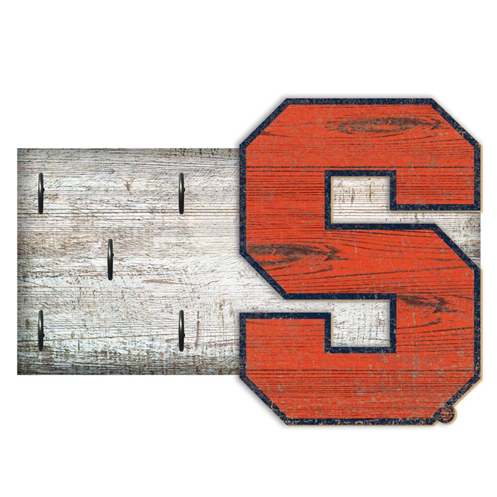 Syracuse Orange 6" x 12" Mounted Key Holder