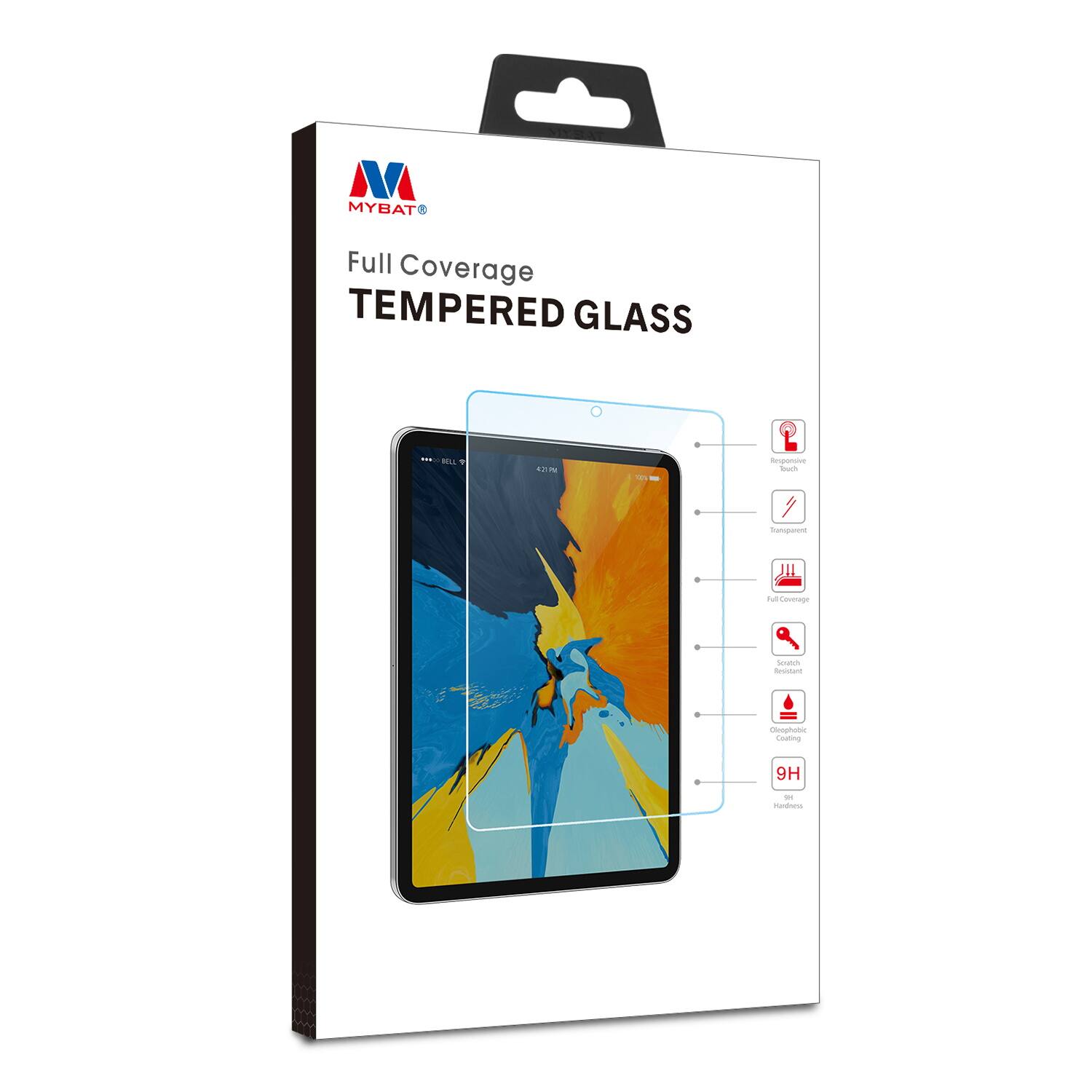 MYBAT  
Full Coverage TEMPERED GLASS  

- Touch  
- Transparent  
- Full Coverage  
- Scratch Resistant  
- Oil Resistant Coating  
- 9H Hardness
