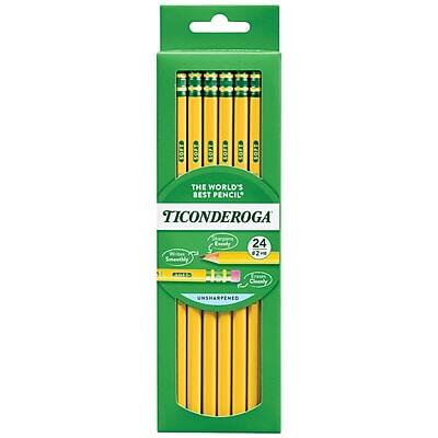 THE WORLD'S BEST PENCIL
TICONDEROGA
24
UNSHARPENED
Smoothly Emaly
Cleanly
0.2H
Soft
Colored
0