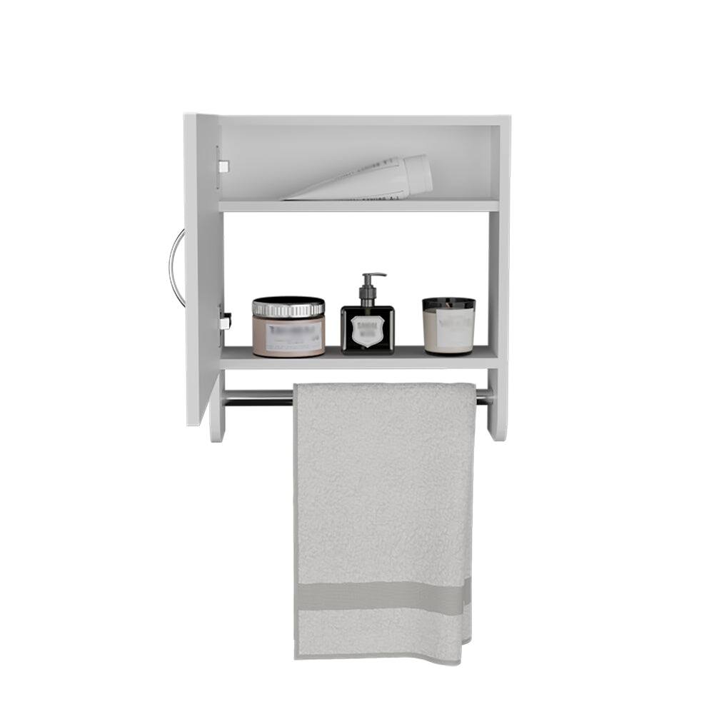 Left. Treevol Furniture - Ulysses Medicine Cabinet,Bathroom,White - White.