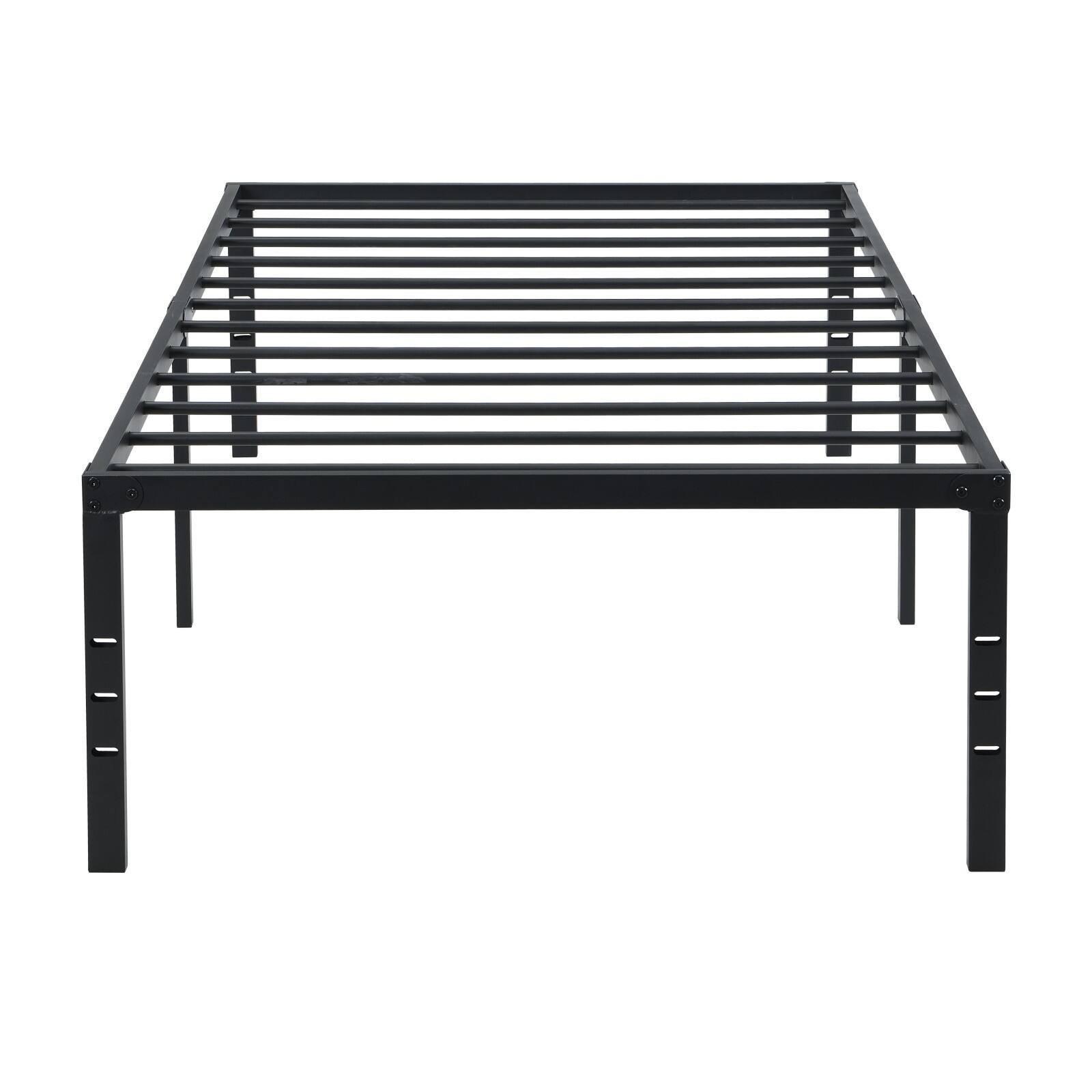 Alt View 5. Ecooso - Twin Size Bed Frame , Heavy Duty Metal Bed Frame , Quick & Easy Assembly, No Noise - Black.