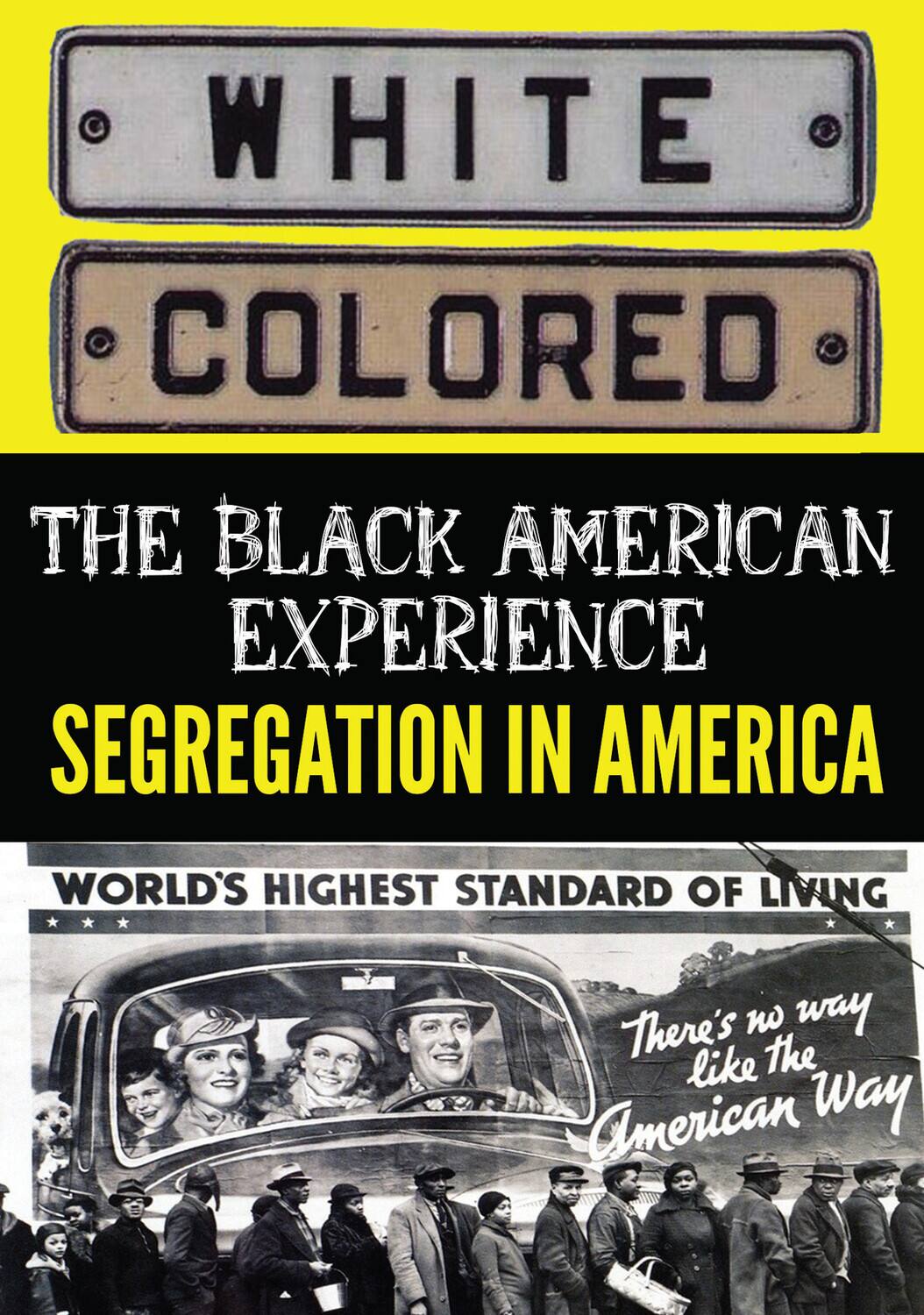 Front. Segregation in America   - DVD.