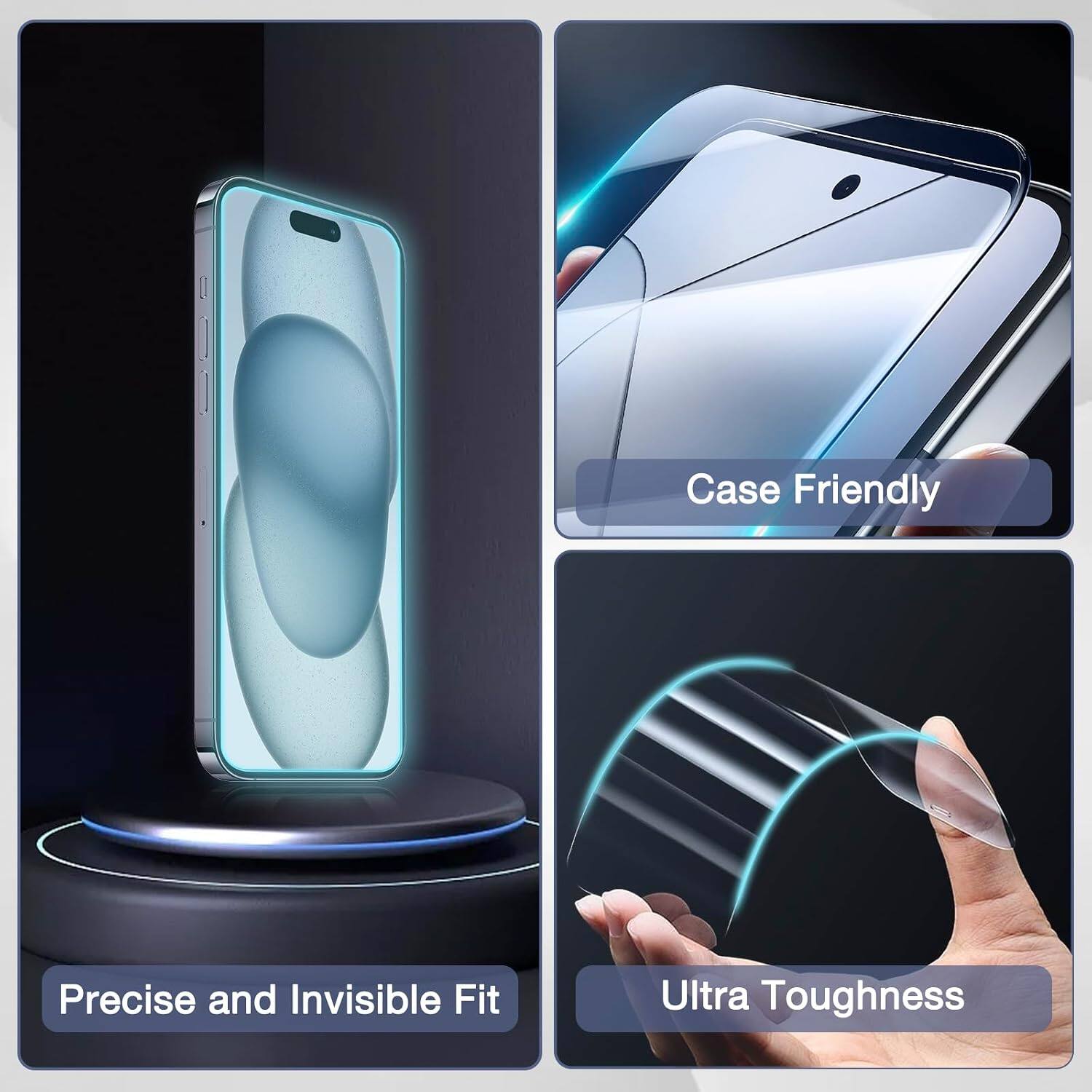 Case Friendly  
Precise and Invisible Fit  
Ultra Toughness