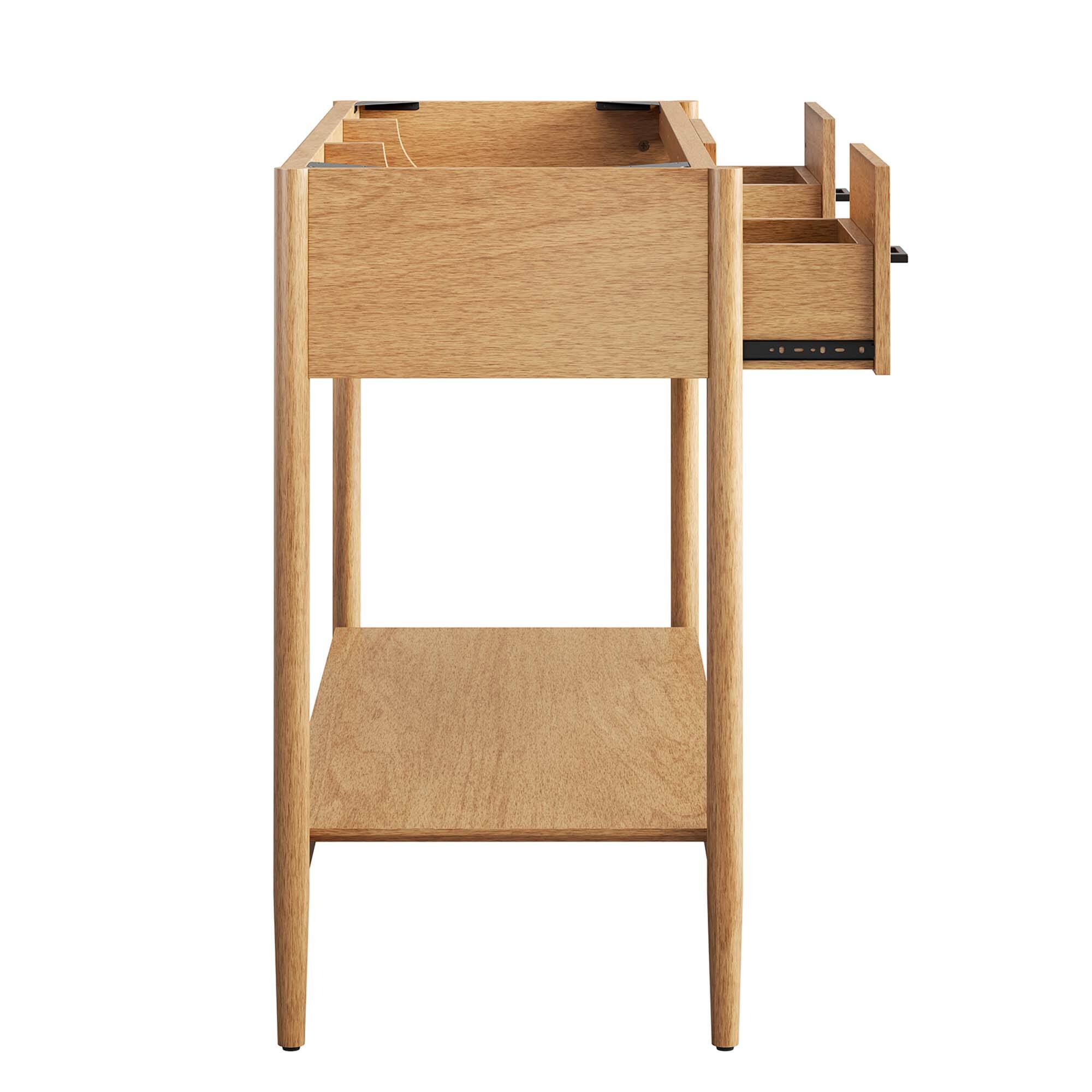 Alt View 5. Modway - Zaire Bathroom Cabinet Basin Not Included by Modway - Natural.