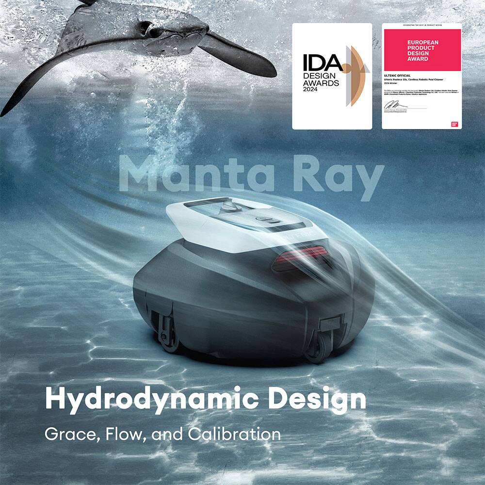 IDA DESIGN AWARDS 2024 EUROPEAN PRODUCT DESIGN AWARD

Manta Ray

Hydrodynamic Design

Grace, Flow, and Calibration