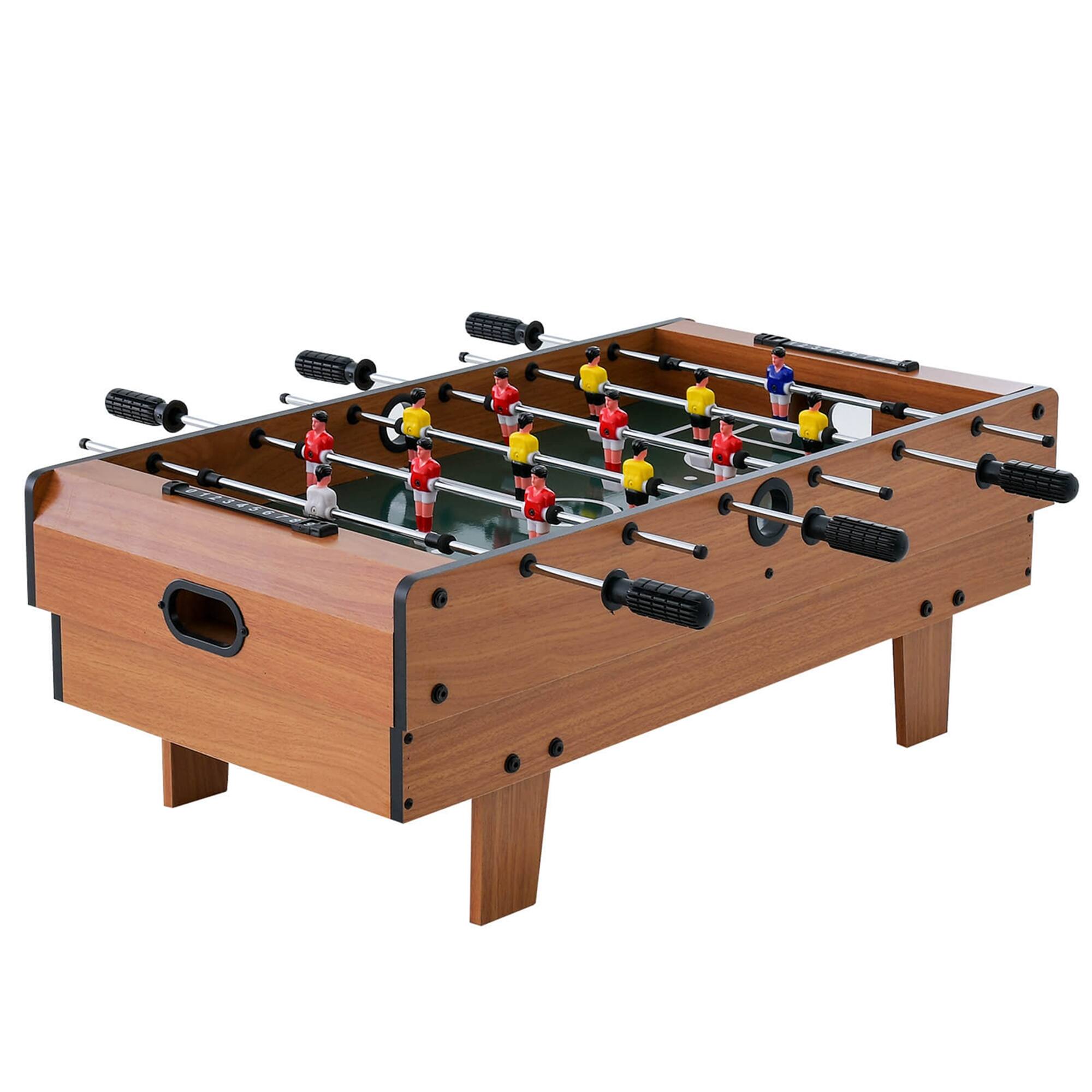 Alt View 16. Costway - 4 In 1 Multi Game Hockey Tennis Football Pool Table Billiard Foosball Gift - Multi-Color.