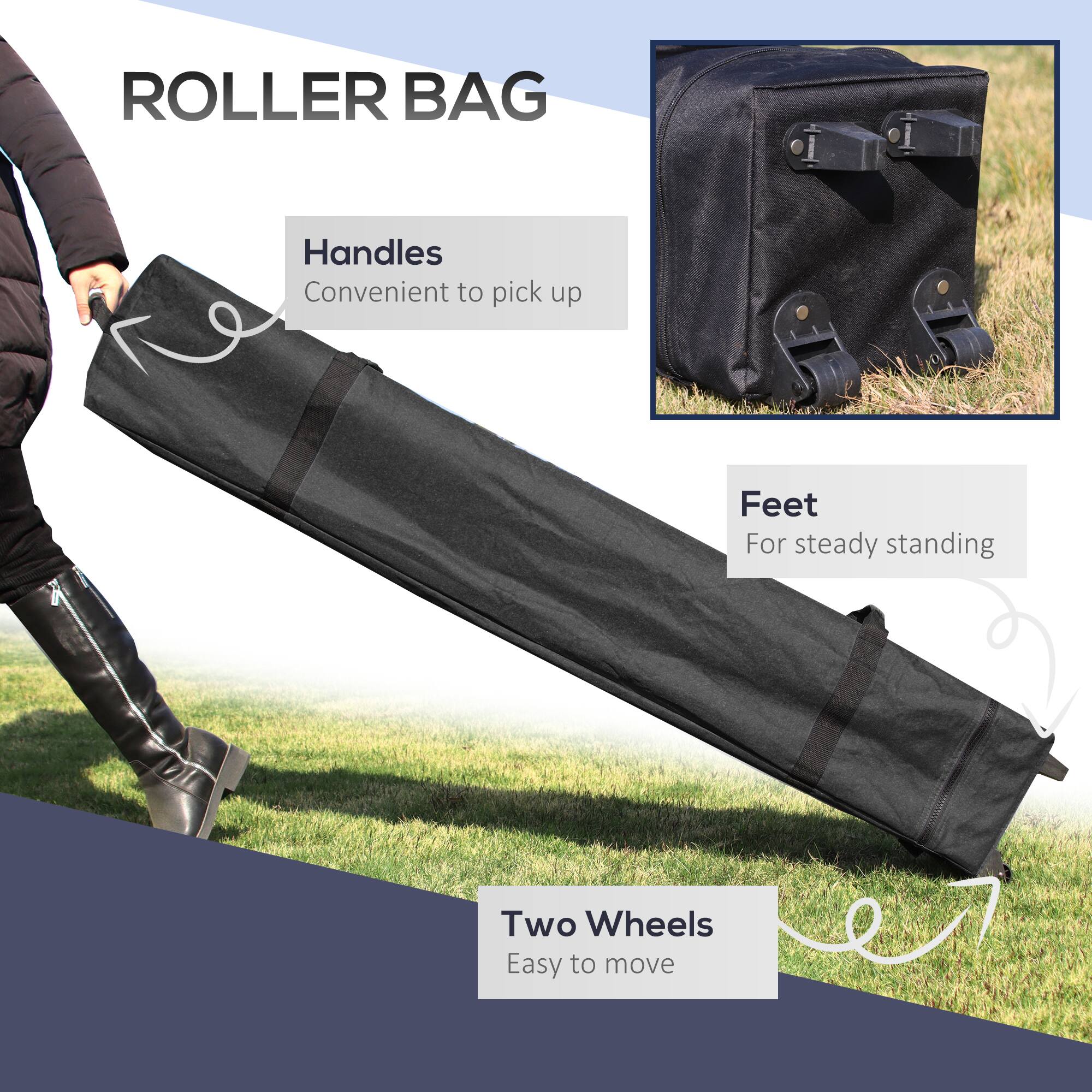 ROLLER BAG
Handles - Convenient to pick up
Feet - For steady standing
Two Wheels - Easy to move