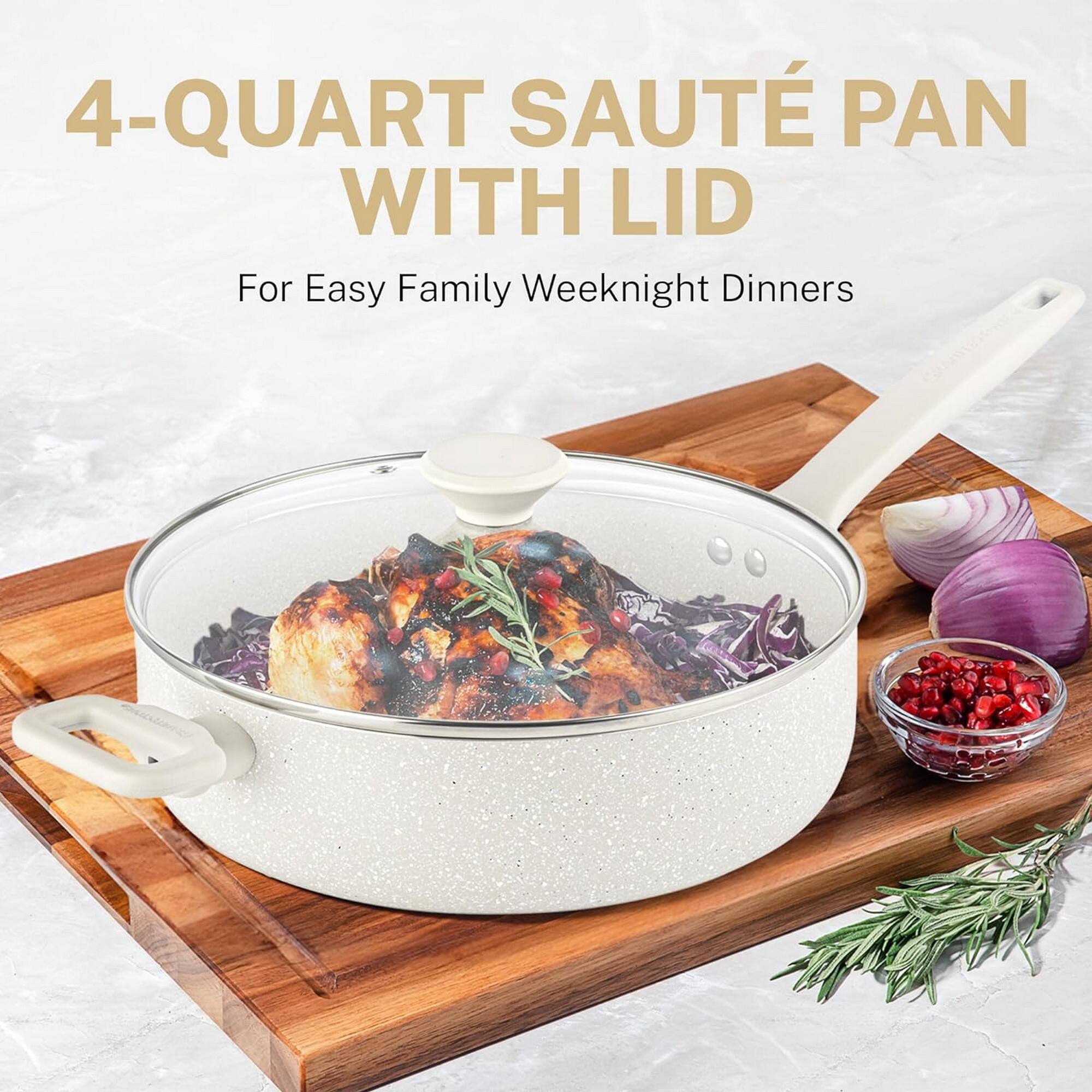 4-QUART SAUTÉ PAN WITH LID

For Easy Family Weeknight Dinners