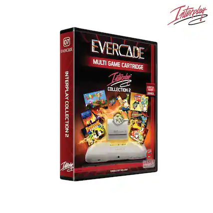 07 EVERCADE EVERCADE MULTI GAME CARTRIDGE INTERPLAY COLLECTION 2 8 BIT 16 BIT 6 GAMES INCLUDED CONSOLE NOT INCLUDED - RP (Rating Pending)