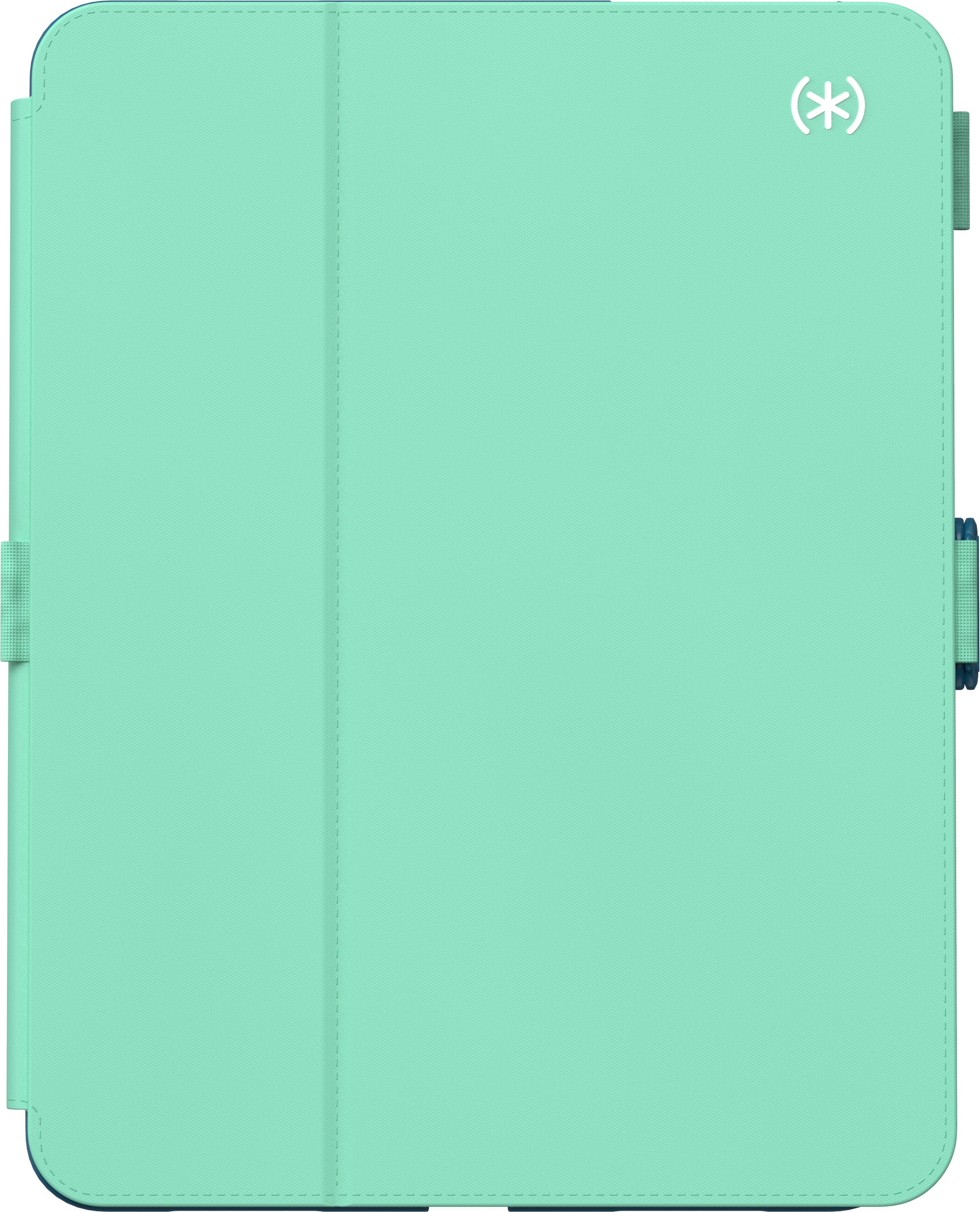 Speck - Balance Folio Case for Apple iPad 11"(A16 chip 2025) and iPad 10.9" (10th Generation) - Jelly Mint/Piccard's Blue - Front_Zoom