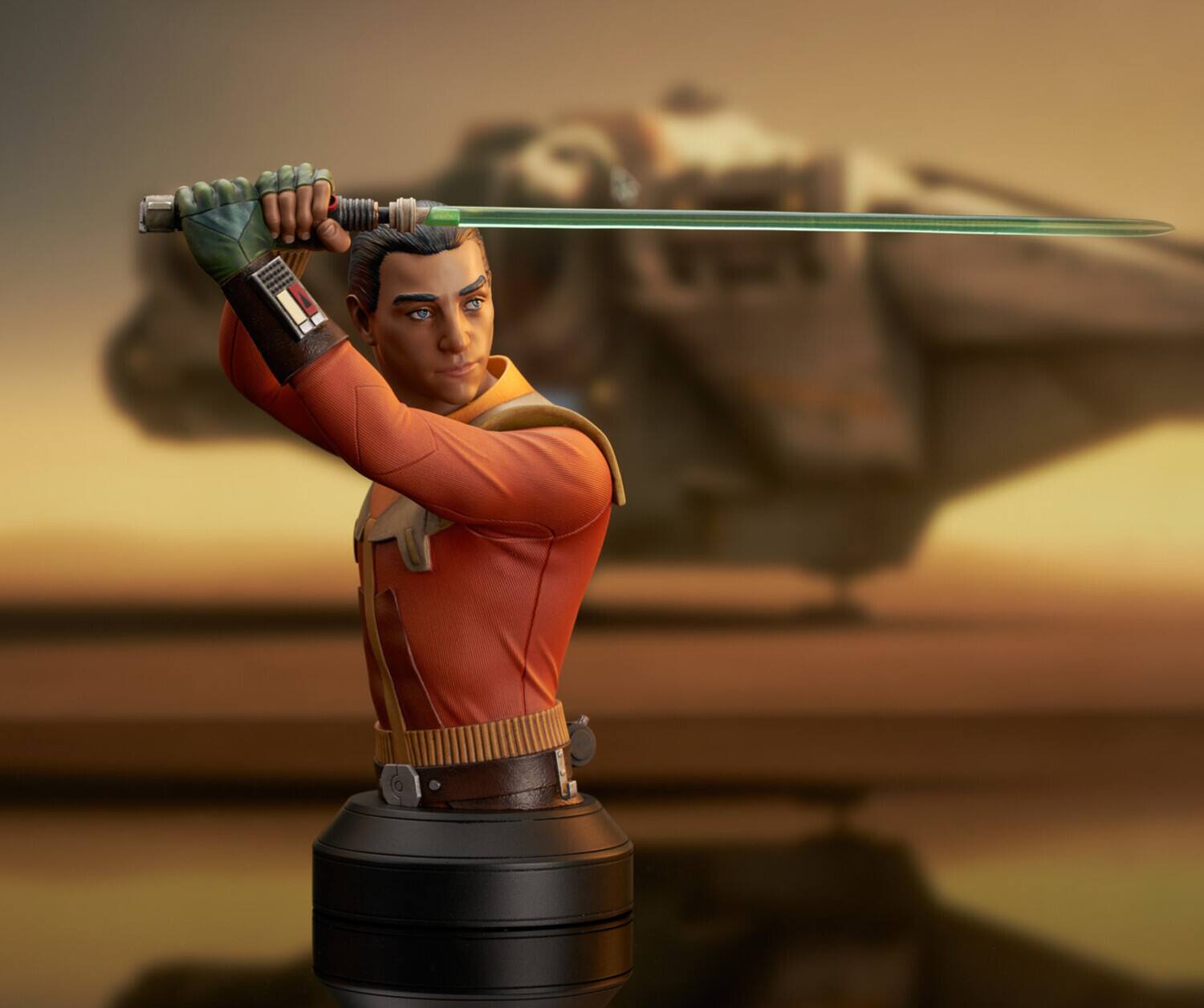 Alt View 2. Diamond Select Toys - Diamond Select - Star Wars: Rebels - Ezra Bridger 1/6 Scale Bust   - Collectibles - Multicolor.