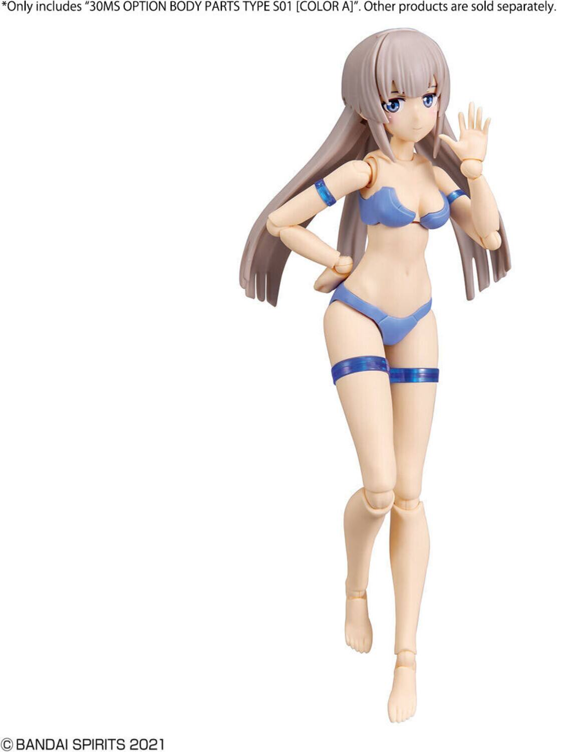 *Only includes "30MS OPTION BODY PARTS TYPE S01 [COLOR A1]". Other products are sold separately.

© BANDAI SPIRITS 2021
