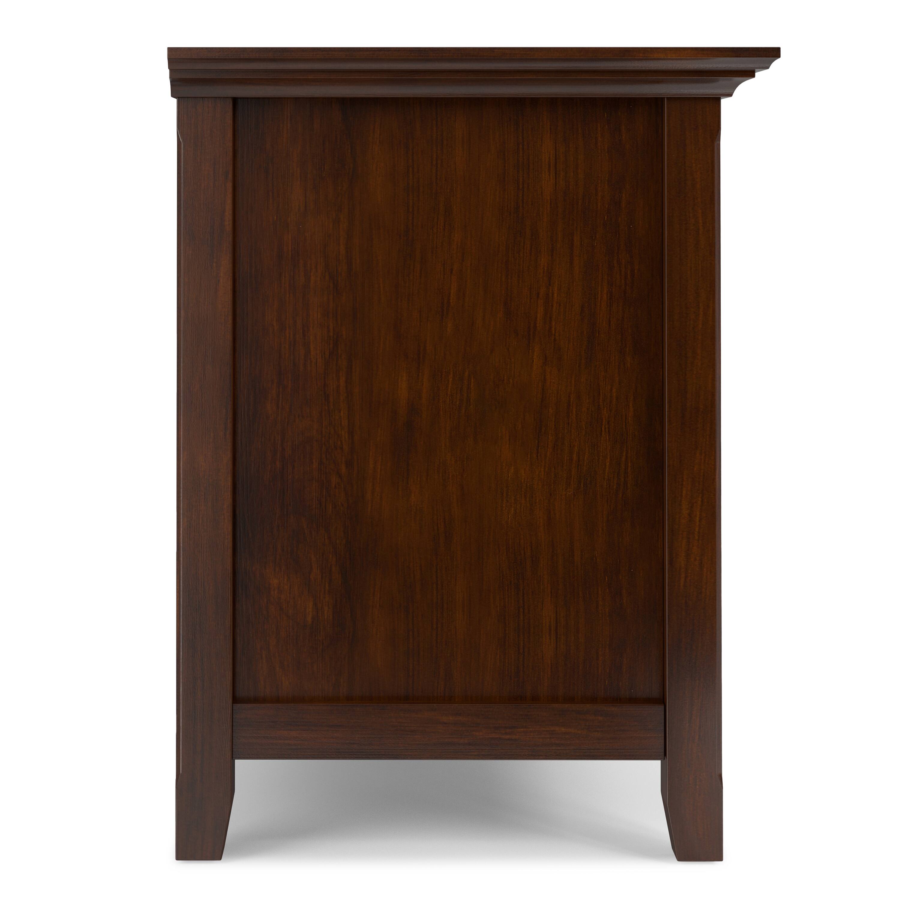 Alt View 1. Simpli Home - Amherst 72 inch Wide TV Media Stand - Russet Brown.