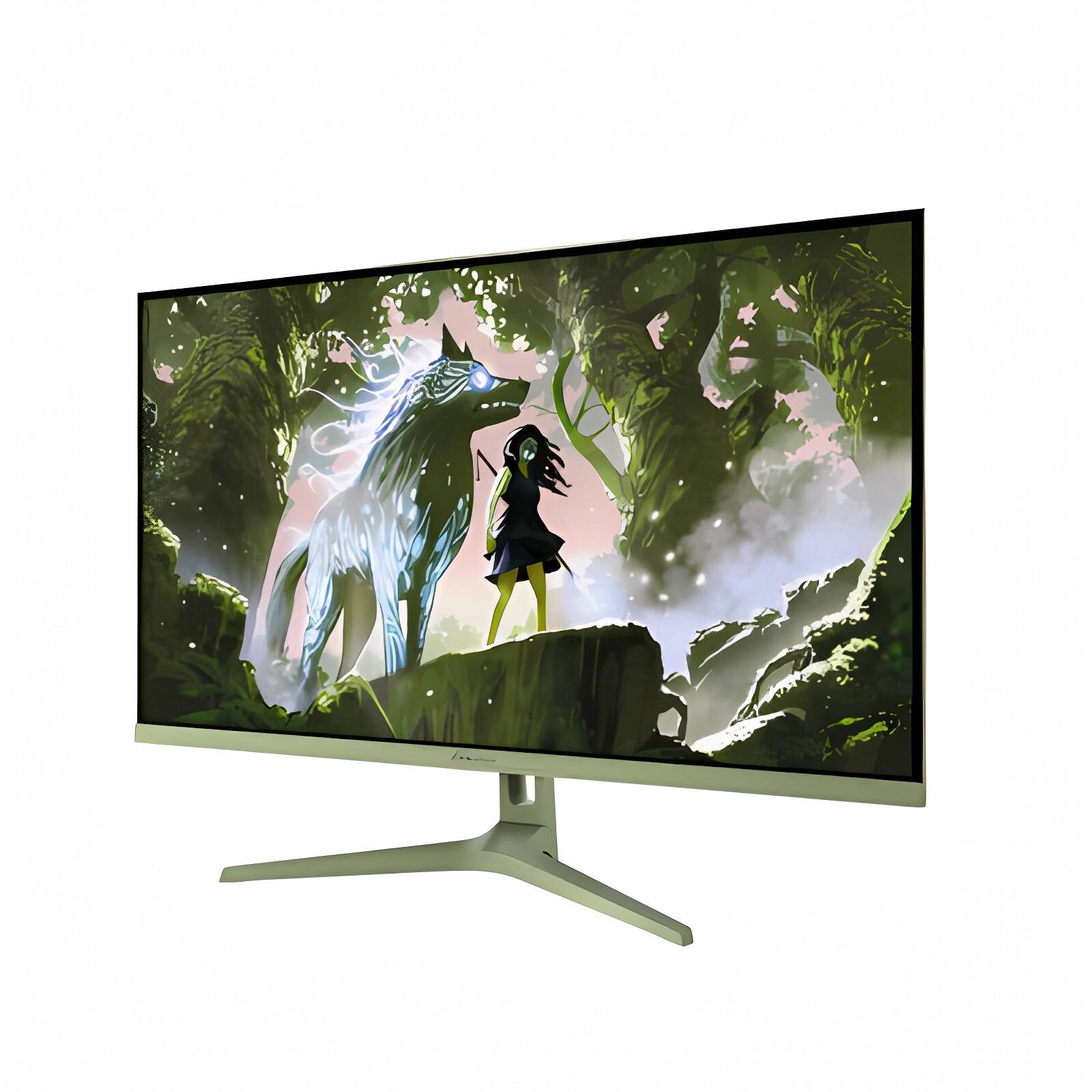 Front. Arozzi - Arozzi – Nova 32" IPS QHD 180Hz Gaming Monitor – Forest Green - Forest Green.