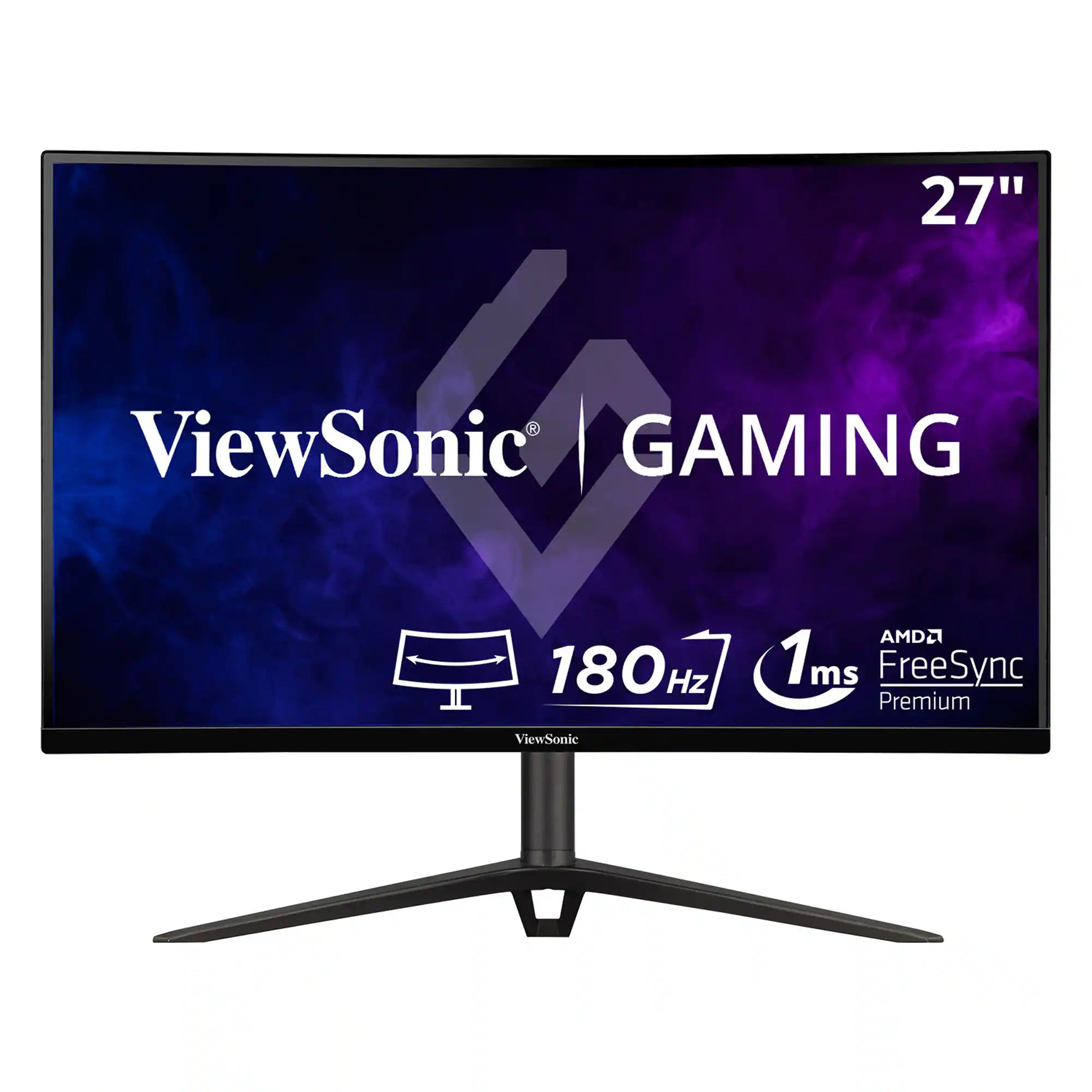 ViewSonic - VX2718-2KPC-MHD 27" LCD Curved QHD Adaptive Sync Gaming Monitor (DisplayPort and HDMI) - Black