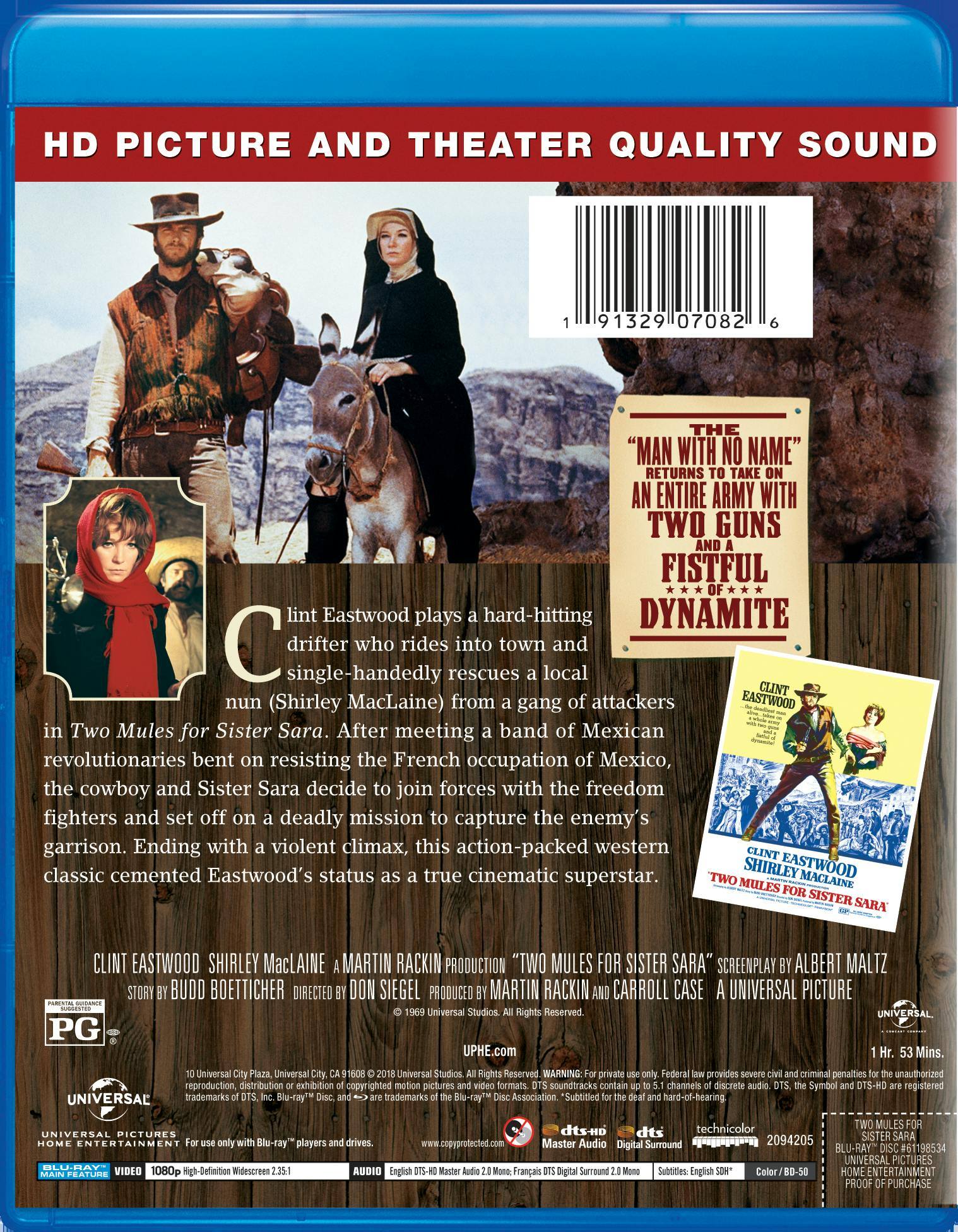 Angle. Two Mules for Sister Sara [Blu-ray].