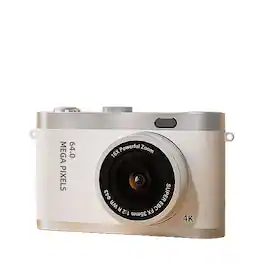 Cluzine - 4K Digital Camera, 64MP, 16X Zoom, 1080P Video, AF Auto Focus, Compact for Students