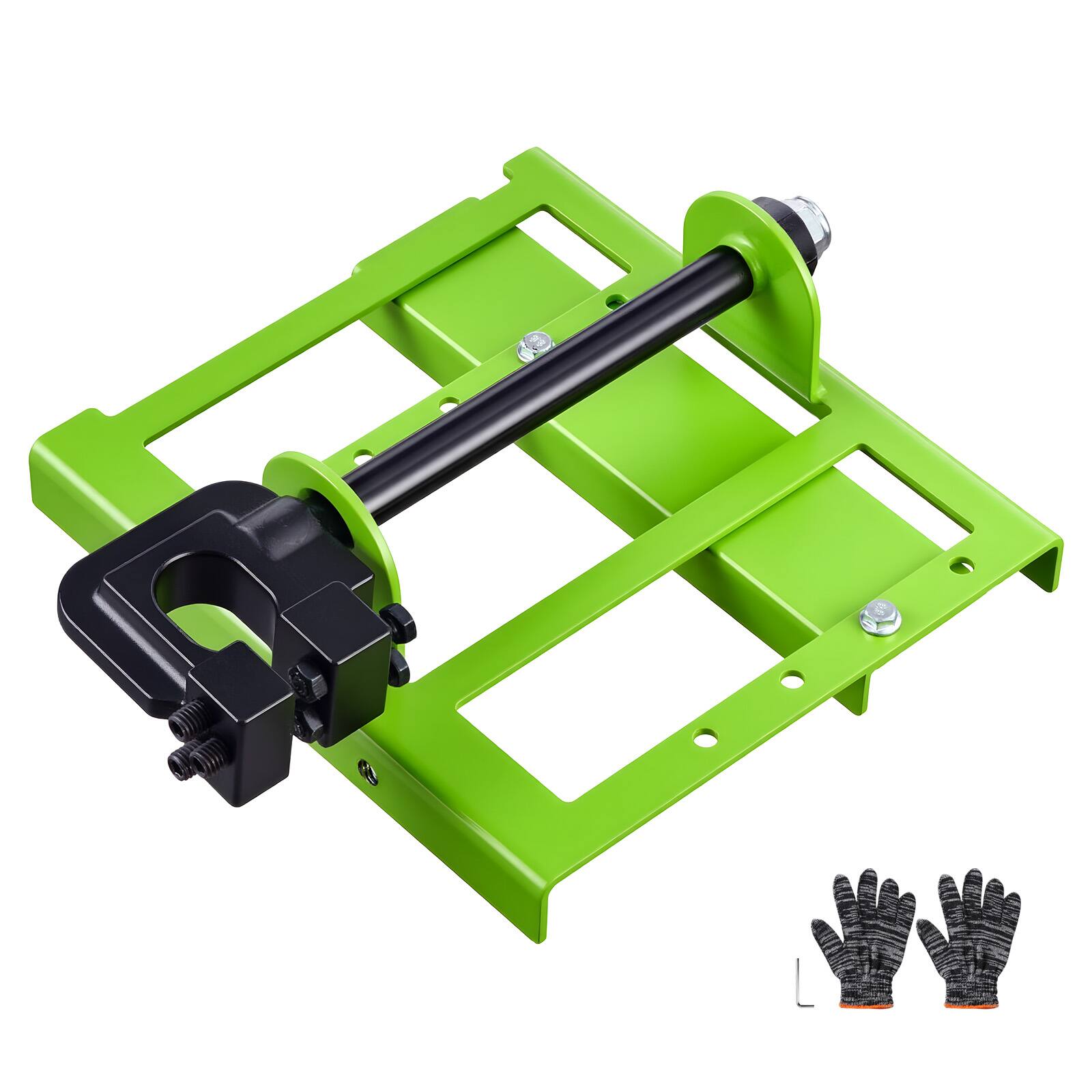 Alt View 5. VEVOR - Chainsaw Mill, Adjustable 2-6 in Width, Vertical Lumber Cutting Guide, Portable Timber Chainsaw Attachment - Green + Black.