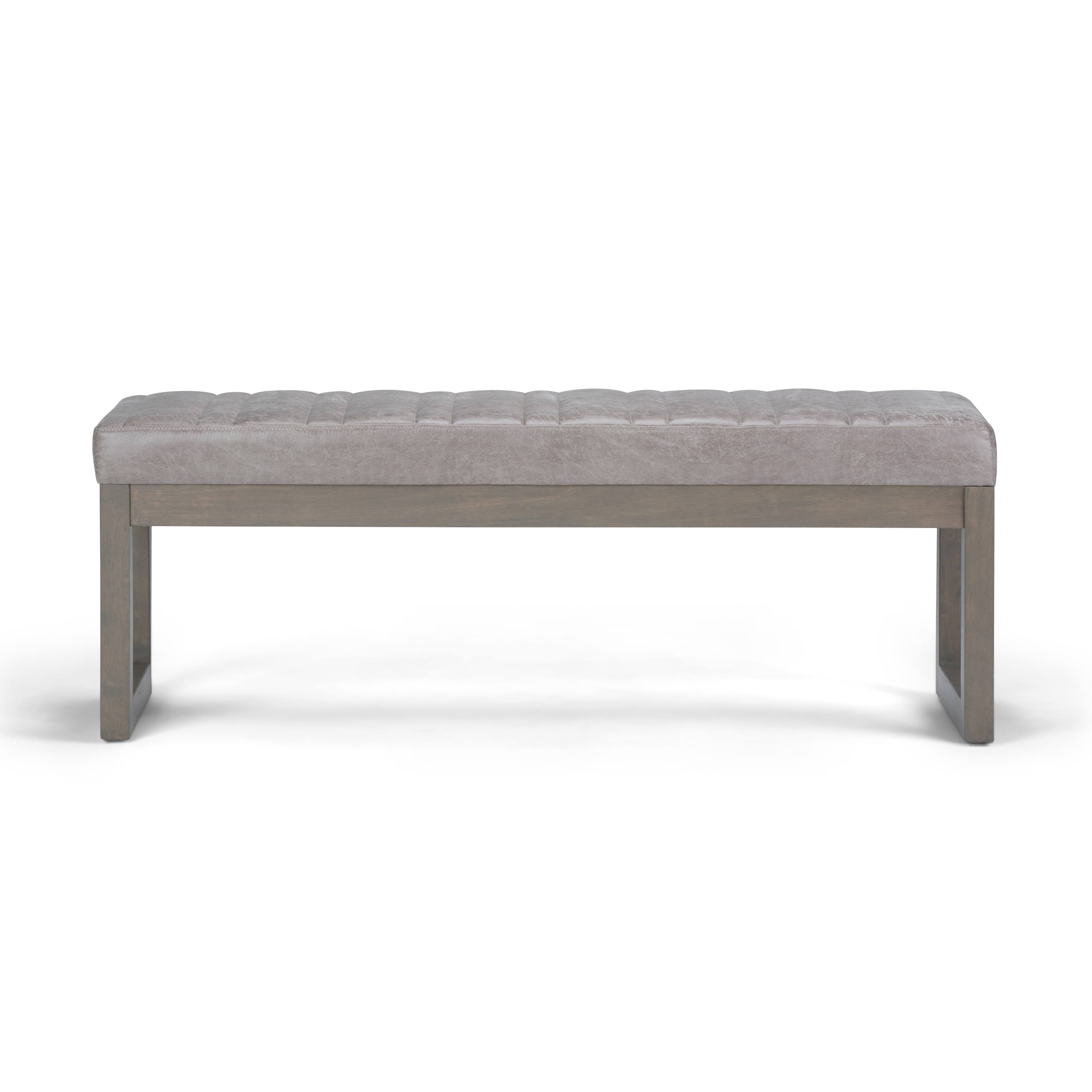 Alt View 12. Simpli Home - Casey Ottoman Bench - Distressed Grey Taupe.