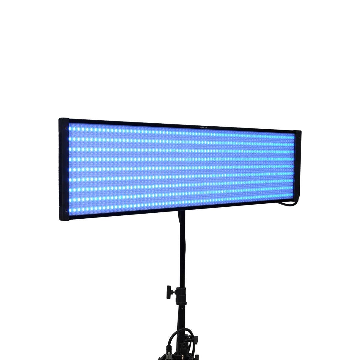 Alt View 2. NANLITE - Nanlite PavoSlim 240CL 4x1 240W RGBWW LED Panel Light with CRMX.