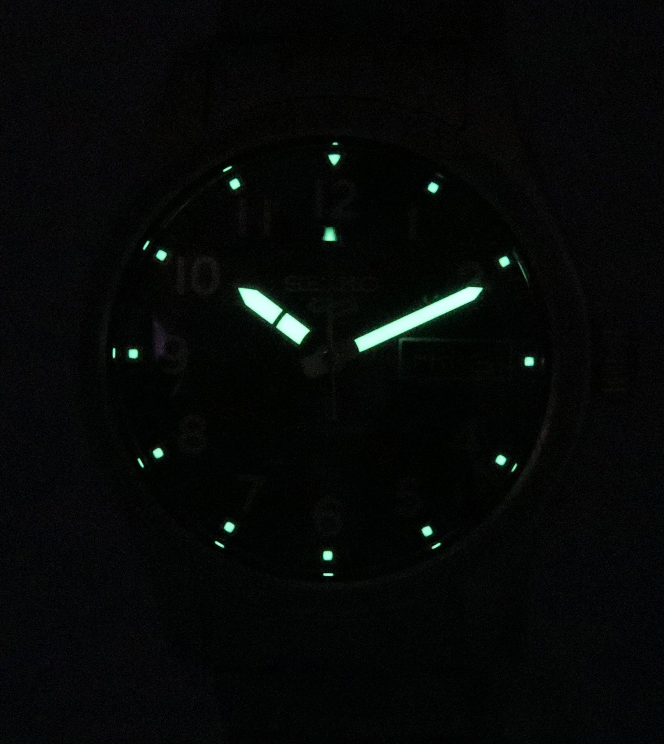 Angle. Seiko - Sports In The Metal Midfield Black Dial Automatic SRPJ81K1 100M Men's Watch - Black.