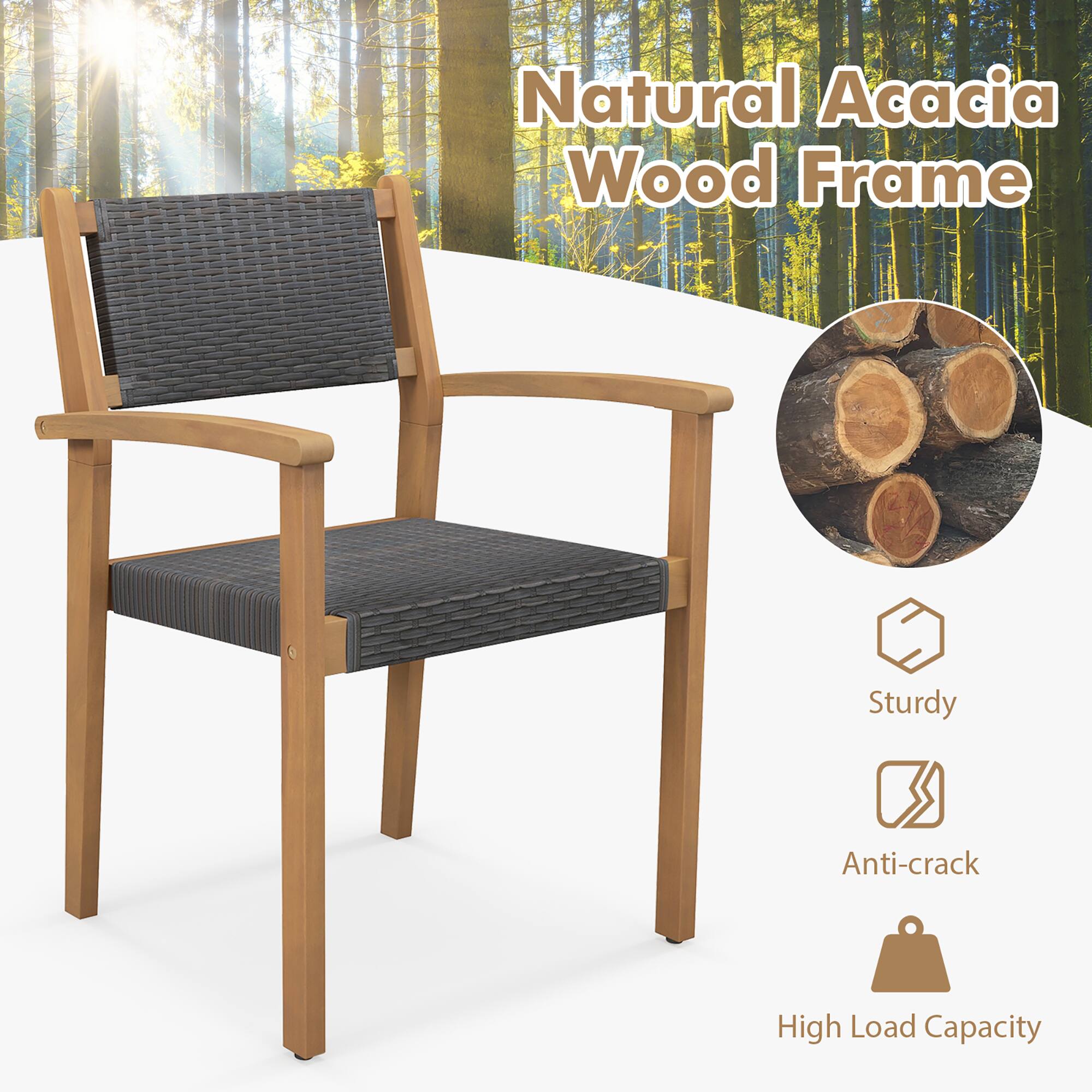 Natural Acacia Wood Frame

- Sturdy
- Anti-crack
- High Load Capacity