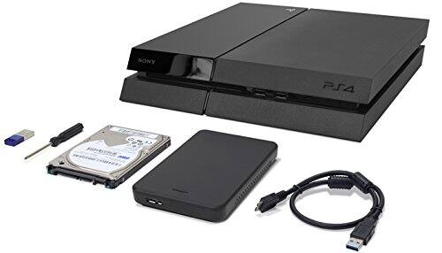 SONY PS4

- Hard Drive
- External Hard Drive
- USB Cable
- Power Cable
- Screwdriver