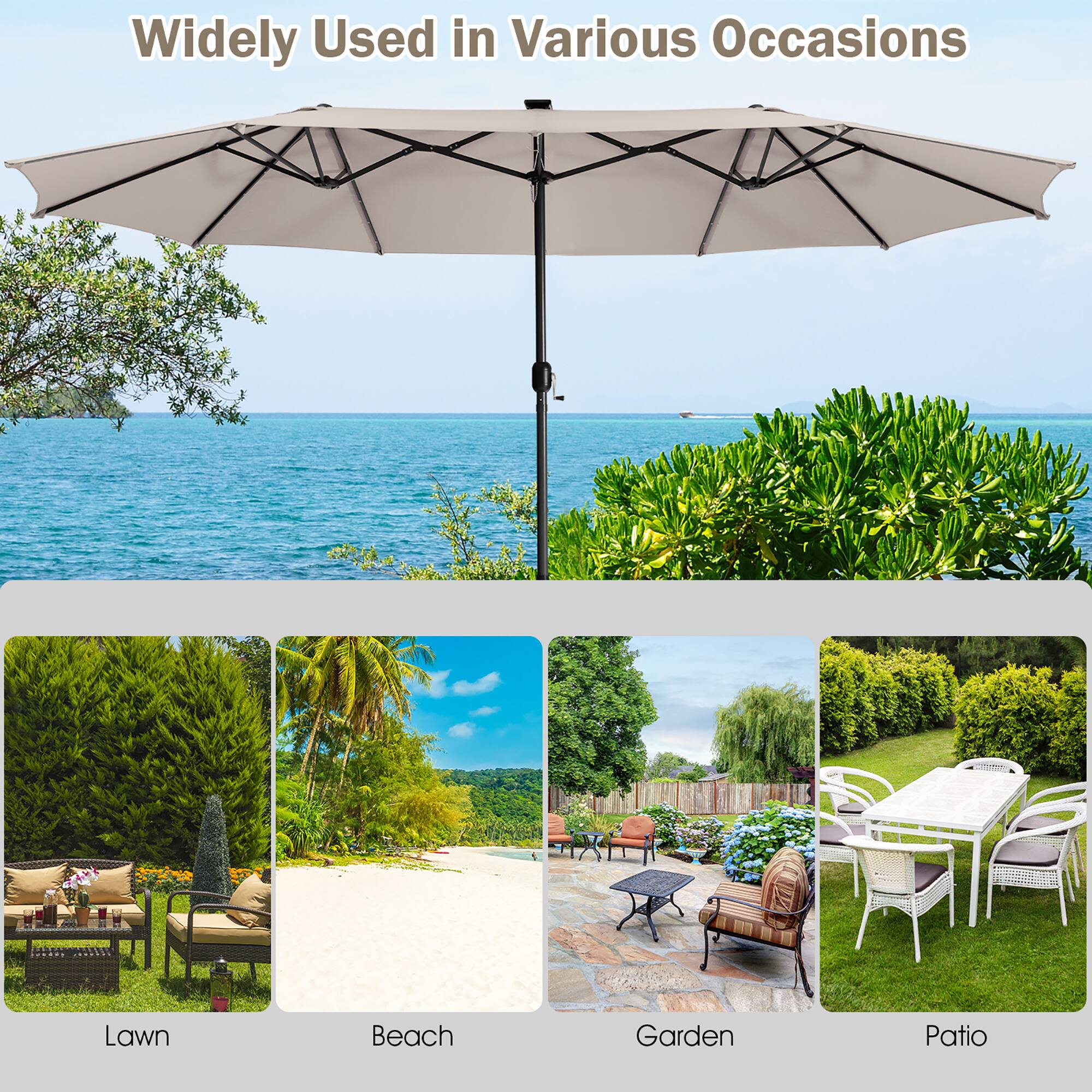 Widely Used in Various Occasions
Lawn
Beach
Garden
Patio