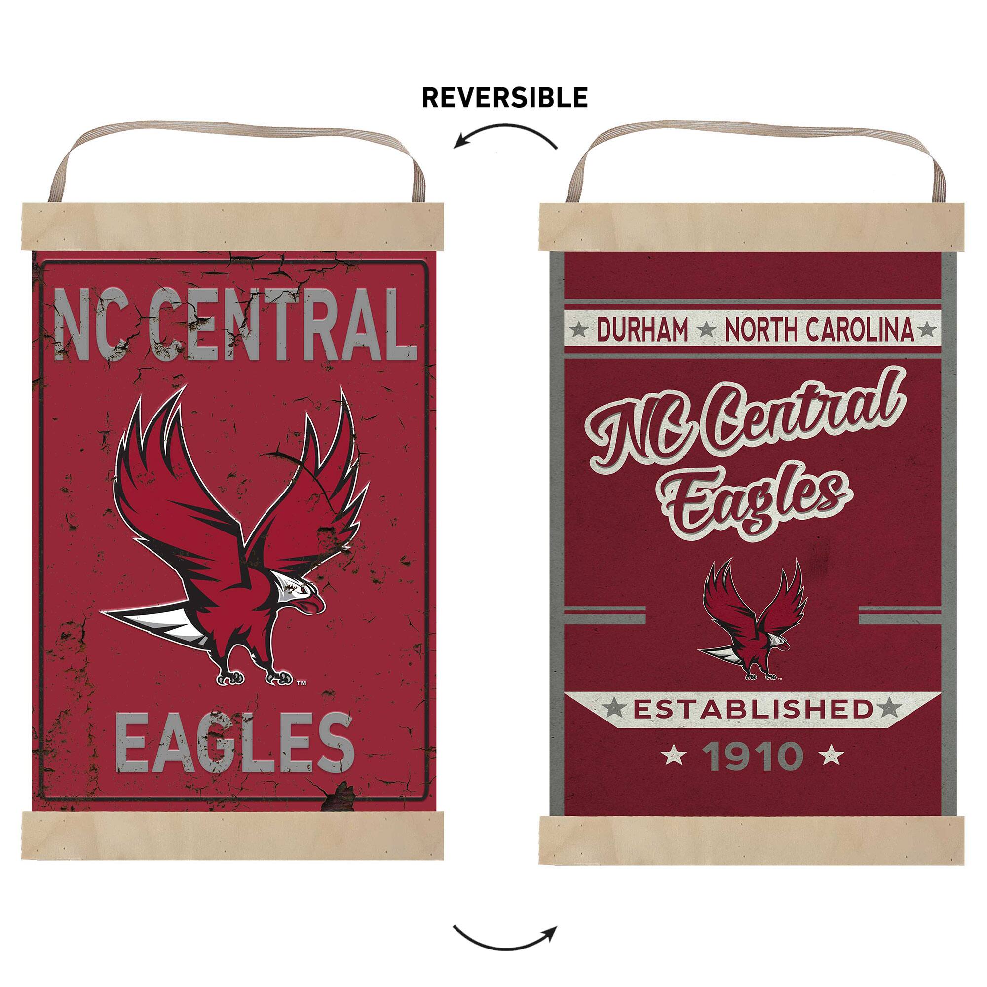 REVERSIBLE  
NC CENTRAL  
DURHAM NORTH CAROLINA  
NC Central Eagles  
EAGLES  
ESTABLISHED 1910